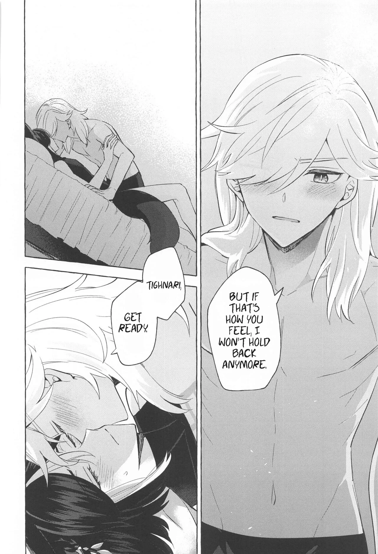 Shinju ni Yureru Buranko | Swimming in Pearlescent page 39 featuring tighnari genshin impact parody - rough translation kemonomimi hentai manga - read online free