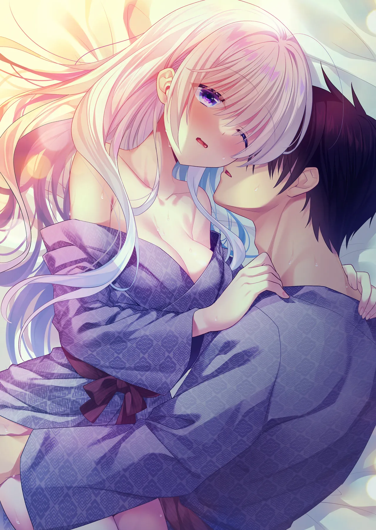 Ponkotsu Osananajimi to Onsen Ecchi page 35 original parody - kissing multi-work series hentai manga - read online free