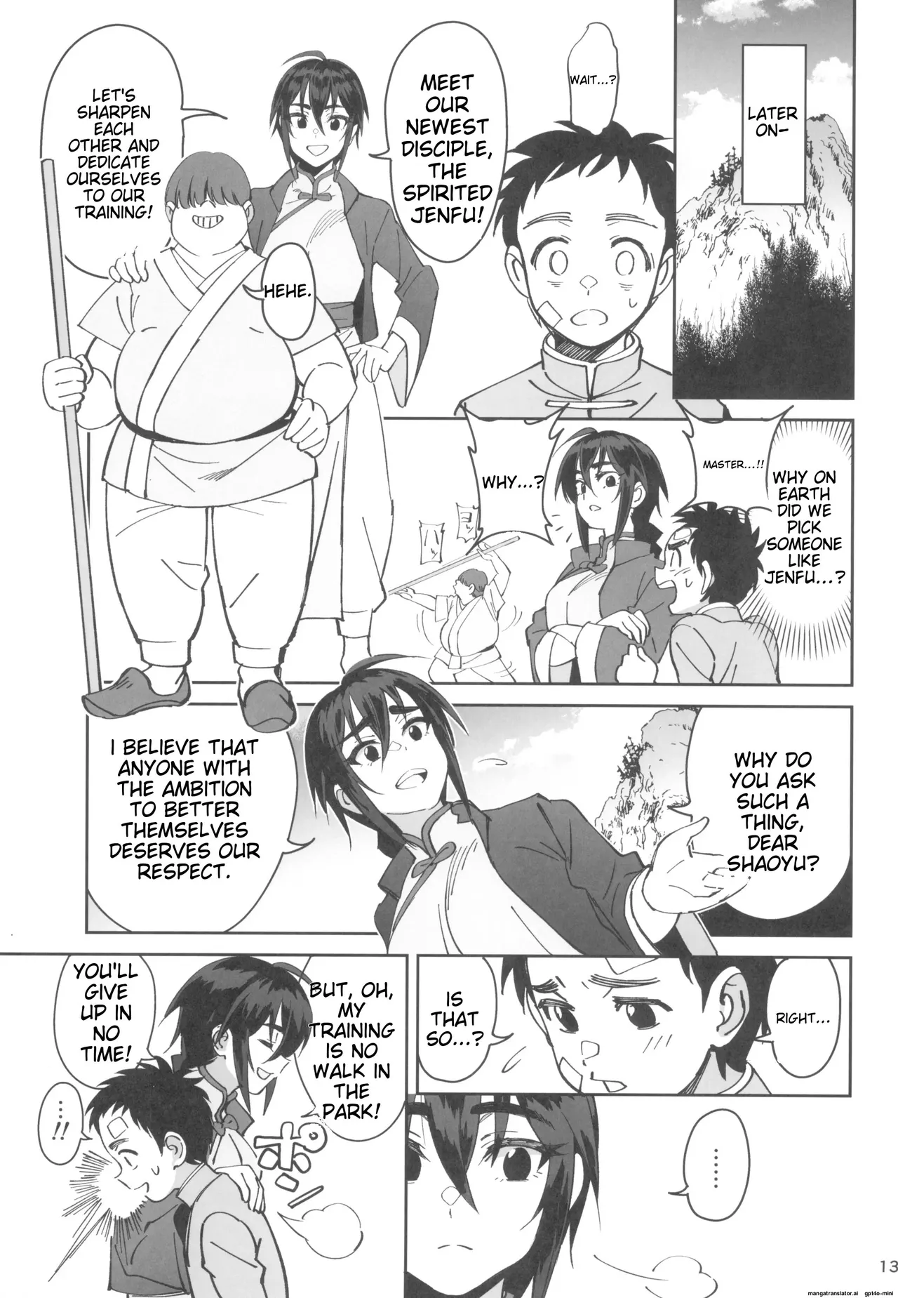 Boku no Shishou ga Kanemochi no Ijimekko ni NTRreta Hanashi page 13 original parody - netorare tomboy hentai manga - read online free