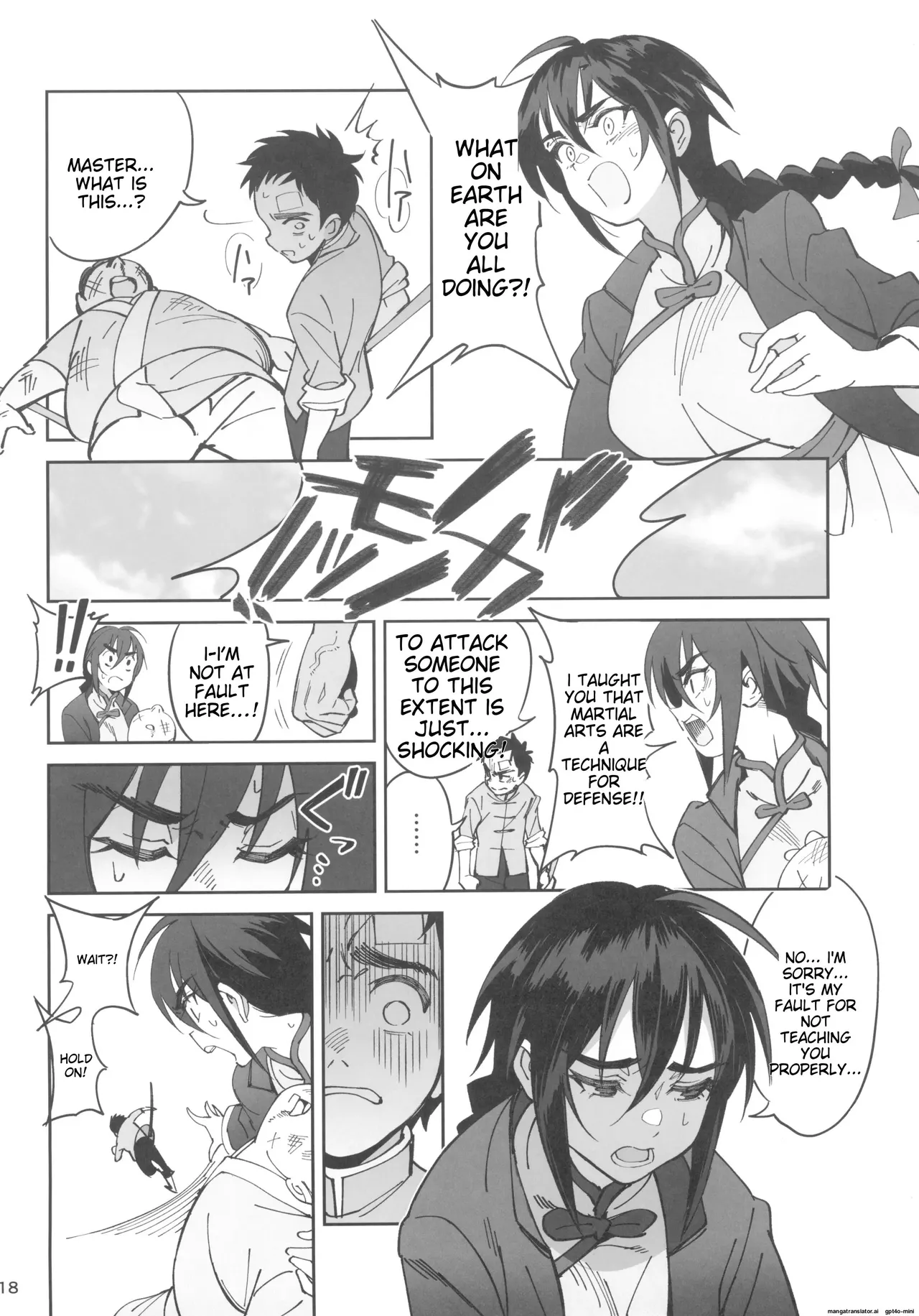 Boku no Shishou ga Kanemochi no Ijimekko ni NTRreta Hanashi page 18 original parody - netorare tomboy hentai manga - read online free