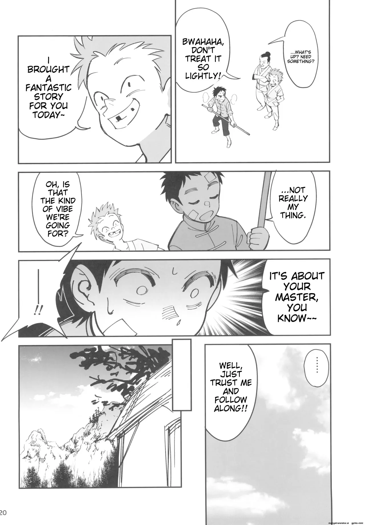 Boku no Shishou ga Kanemochi no Ijimekko ni NTRreta Hanashi page 20 original parody - rough translation tomboy hentai manga - read online free