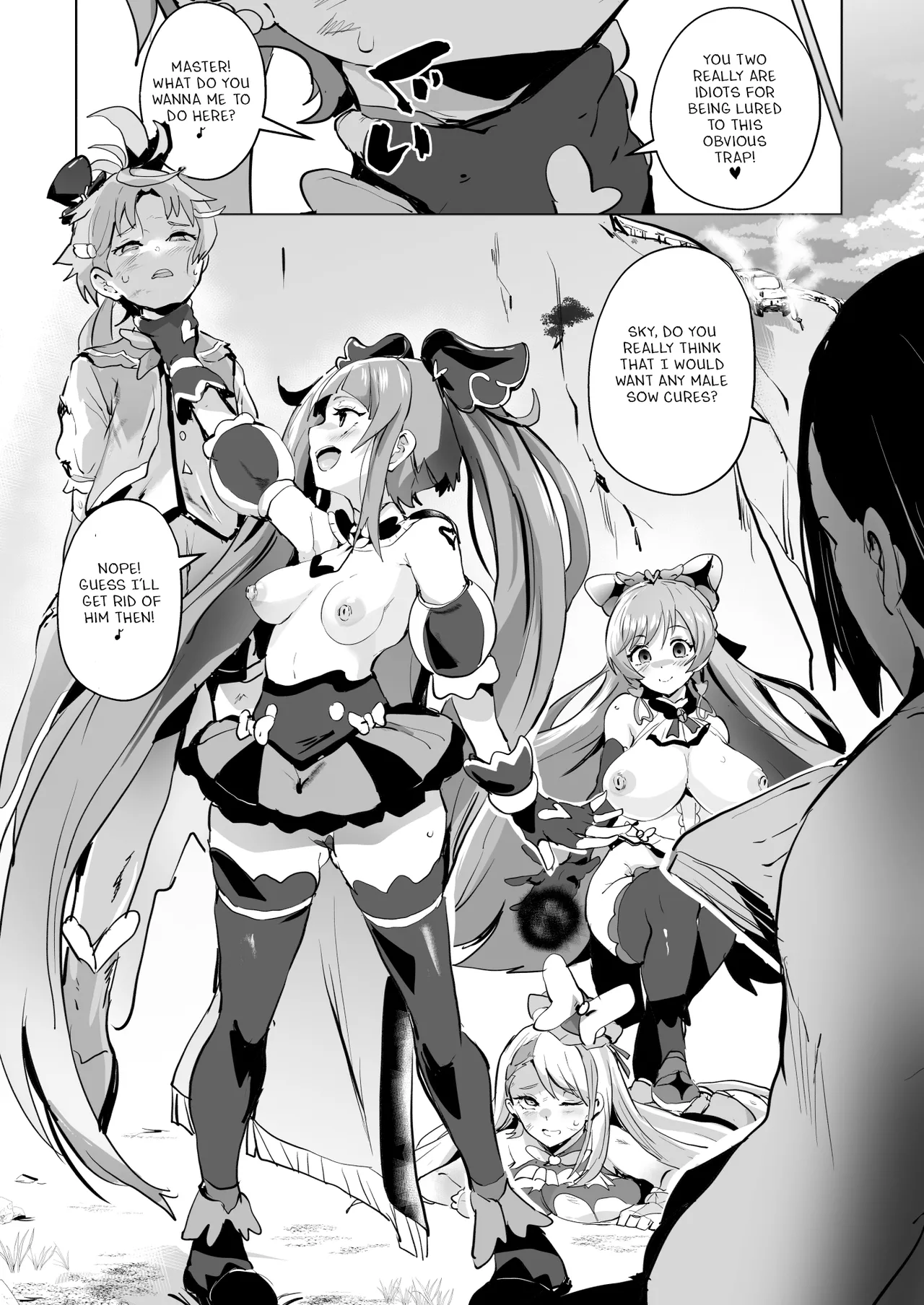 Hirogaru Dosukebe Butacure S page 24 featuring cure sky hirogaru sky precure parody - futanari big breasts hentai manga - read online free