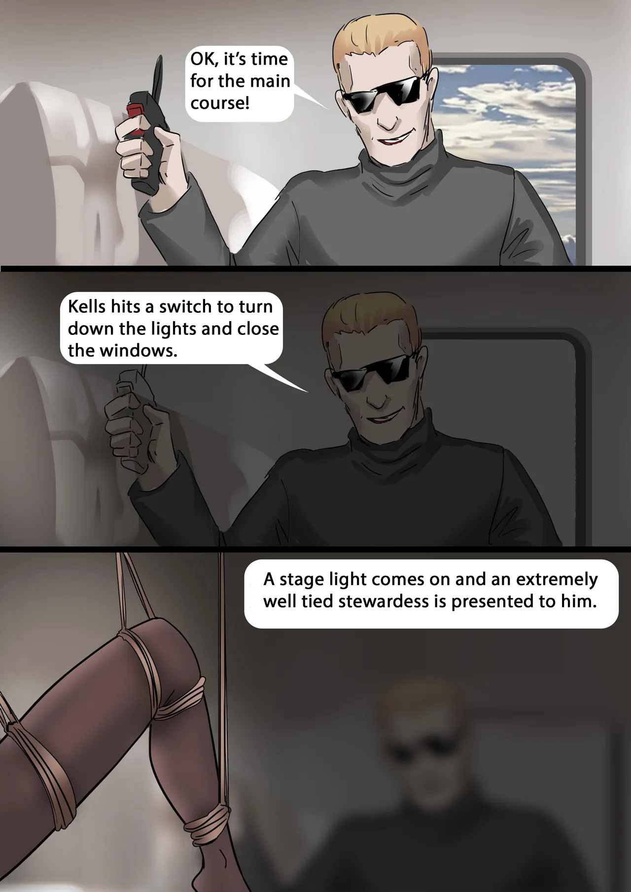 Stewardess 1-2 page 27 original parody - gloves pantyhose hentai manga - read online free