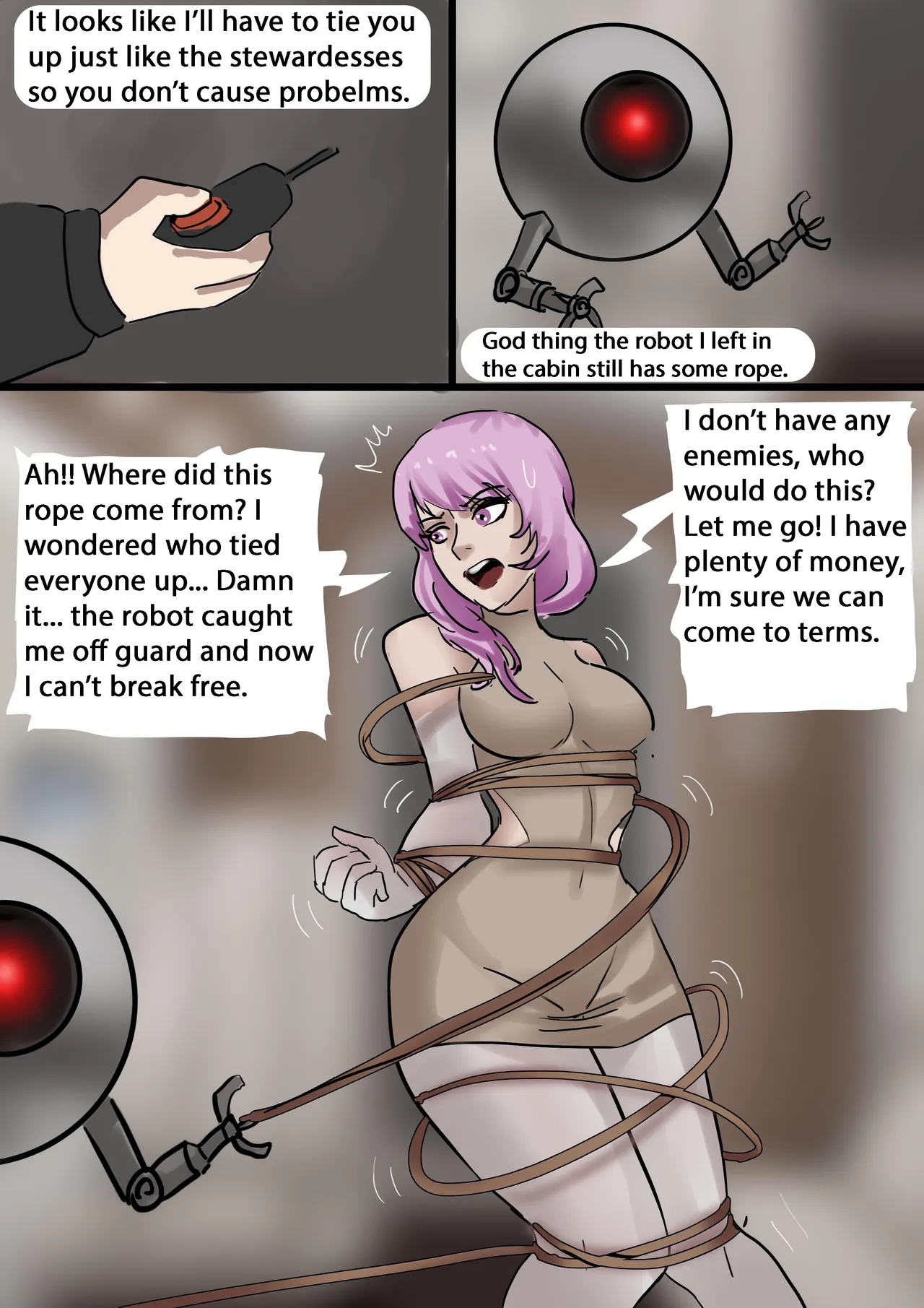 Stewardess 1-2 page 9 original parody - gloves pantyhose hentai manga - read online free