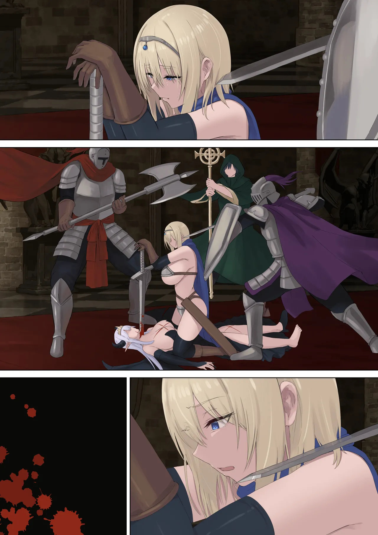 Yuusha to Slime no Kyousei page 95 original parody - sole female full color hentai manga - read online free