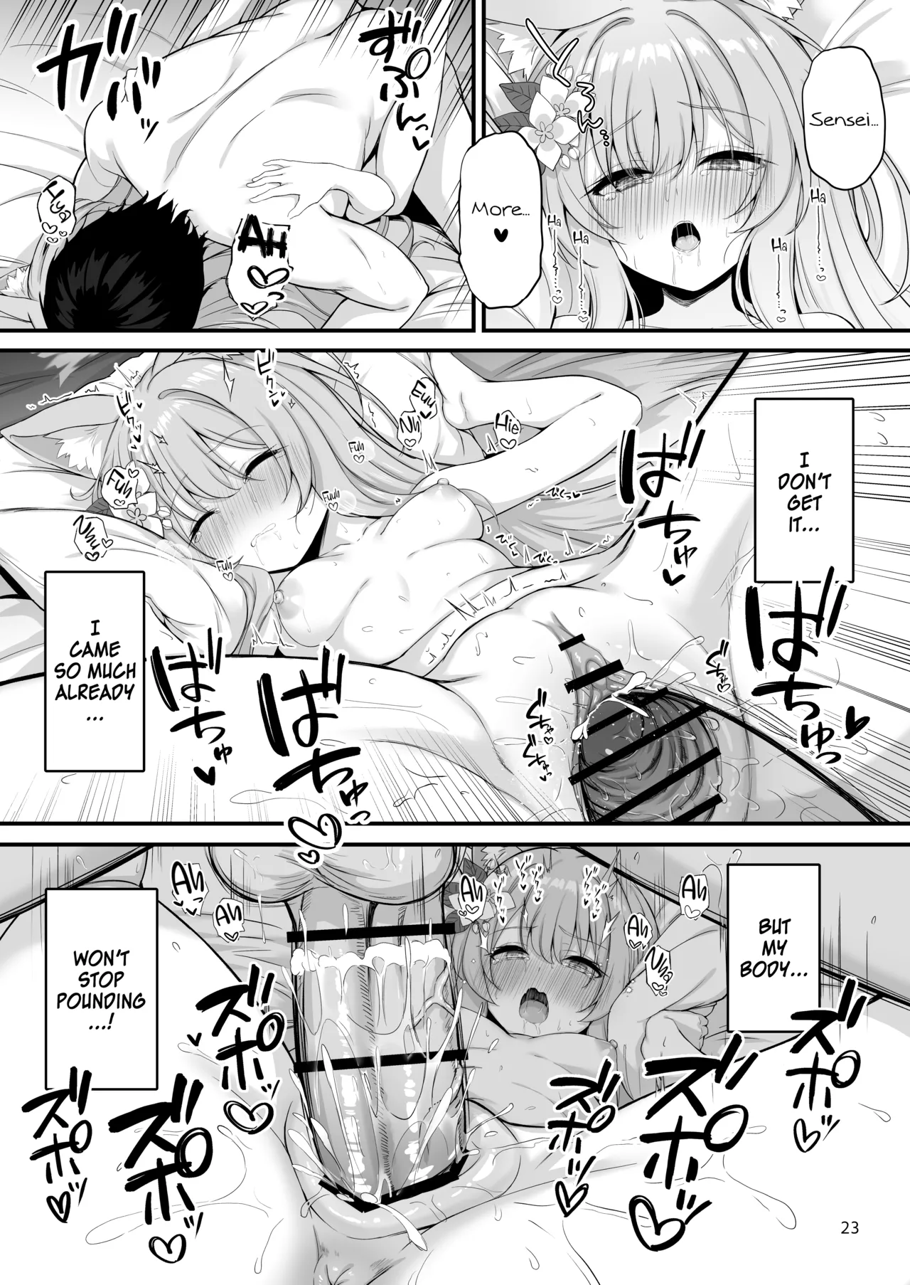 Asa Chun Mari!? | Mari Morning Delight!? page 24 featuring mari iochi blue archive parody - leg lock nakadashi hentai manga - read online free