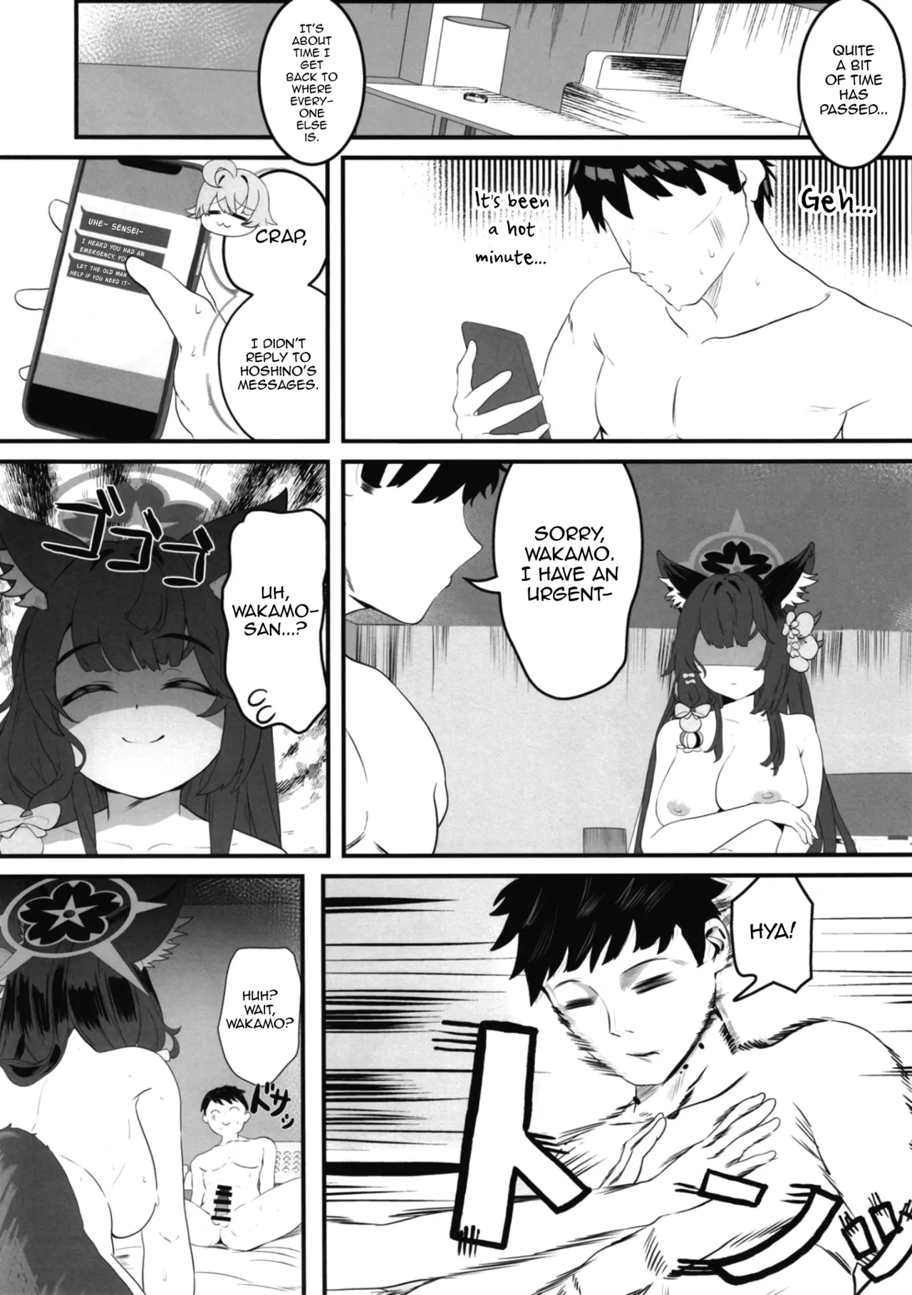 Megitsune no Koubi | A Vixen's Mating page 24 featuring sensei blue archive parody - big breasts nakadashi hentai manga - read online free