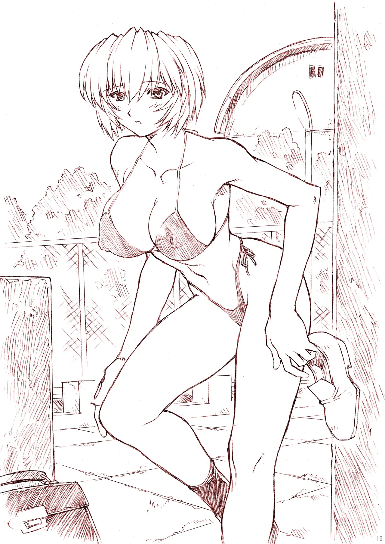 Ayanami 2 Hokenshitsu Hen page 20 featuring rei ayanami neon genesis evangelion parody - big breasts nakadashi hentai manga - read online free