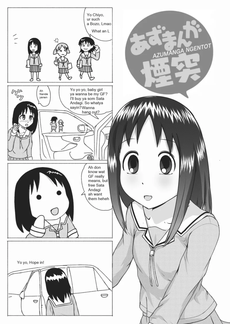 Azumanga Ngentot P Diddy Special page 105 featuring osaka azumanga daioh parody - big penis bikini hentai manga - read online free