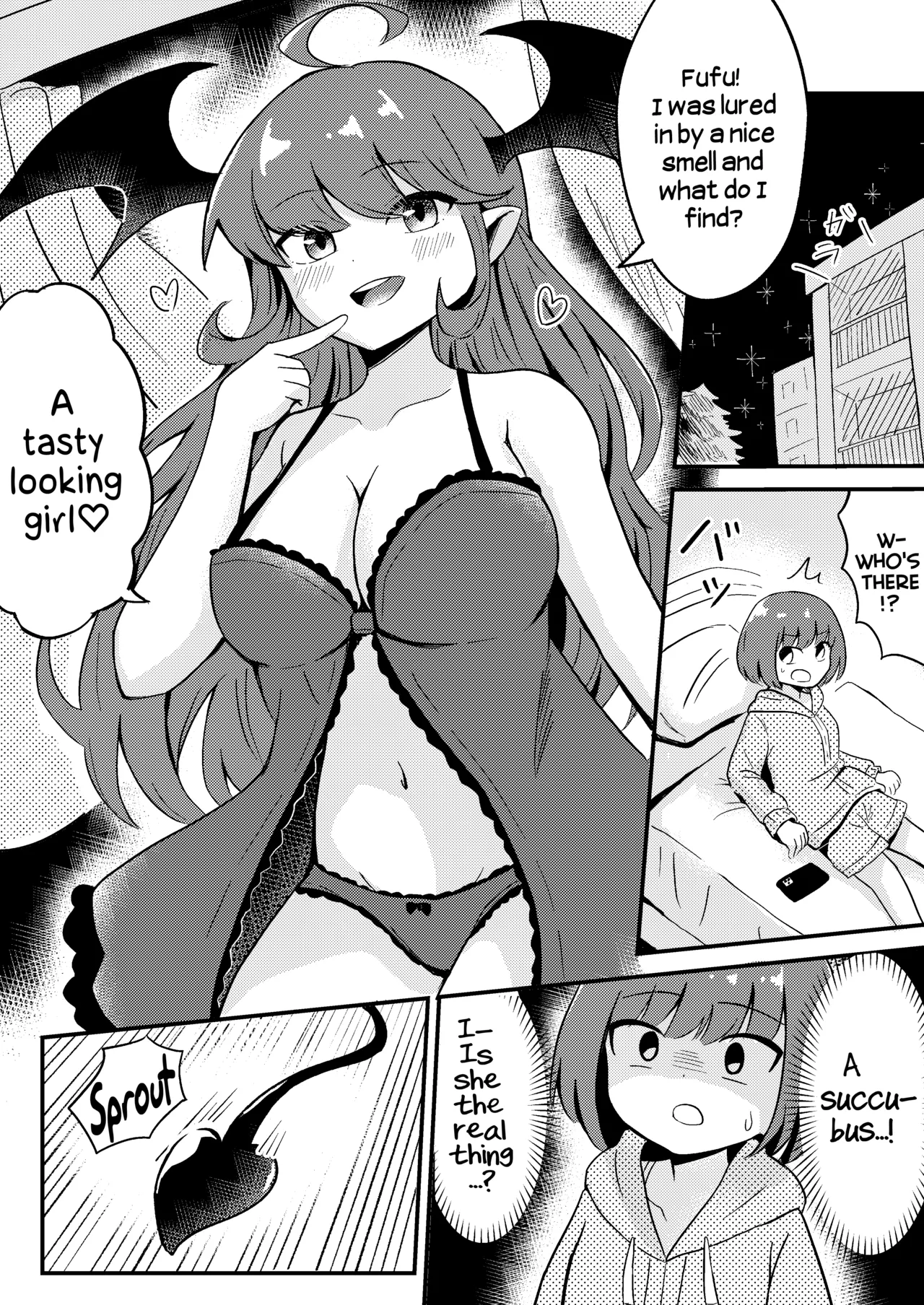 Ubu na Succubus Wakarase Yuri Ecchi | Teaching the Inexperienced Succubus a Lesson with Yuri Sex - Page 3