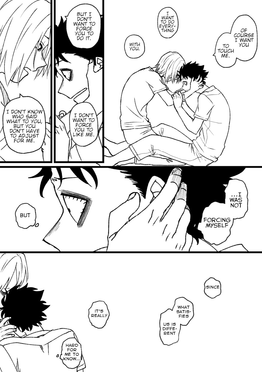 In Our Own Relationship page 102 my hero academia parody - rough translation kissing hentai manga - read online free