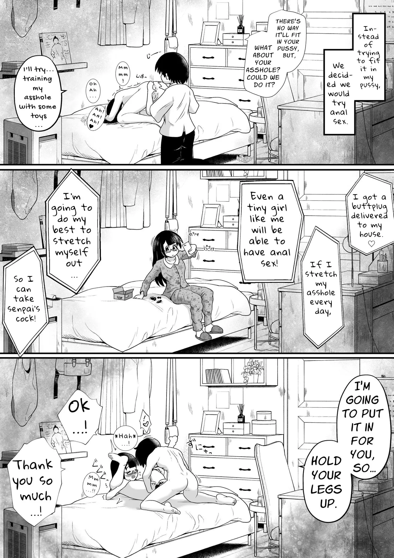 To Prove She's Girlfriend Material, A Petite Slut Uses ALL Her Holes To Service His Big Dick page 13 original parody - sole female sole male hentai manga - read online free