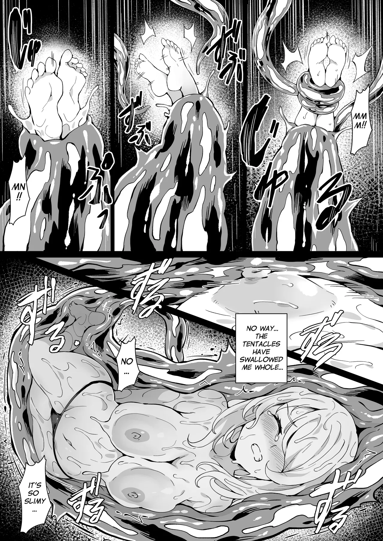 Poke Hell Monsters Ep.5 page 17 featuring cynthia pokemon parody - slime milking hentai manga - read online free