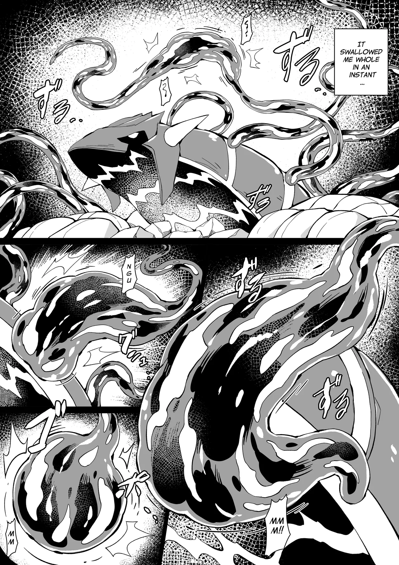 Poke Hell Monsters Ep.5 page 18 featuring cynthia pokemon parody - slime milking hentai manga - read online free