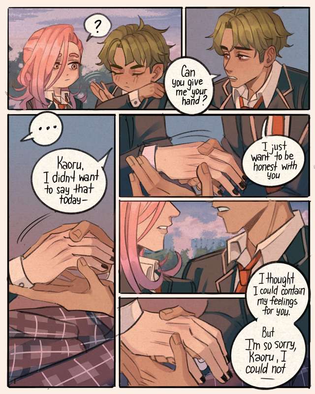 Our Happily Ever After #matchablossom page 11 featuring kaoru sakurayashiki sk8 the infinity parody - kissing schoolboy uniform hentai manga - read online free