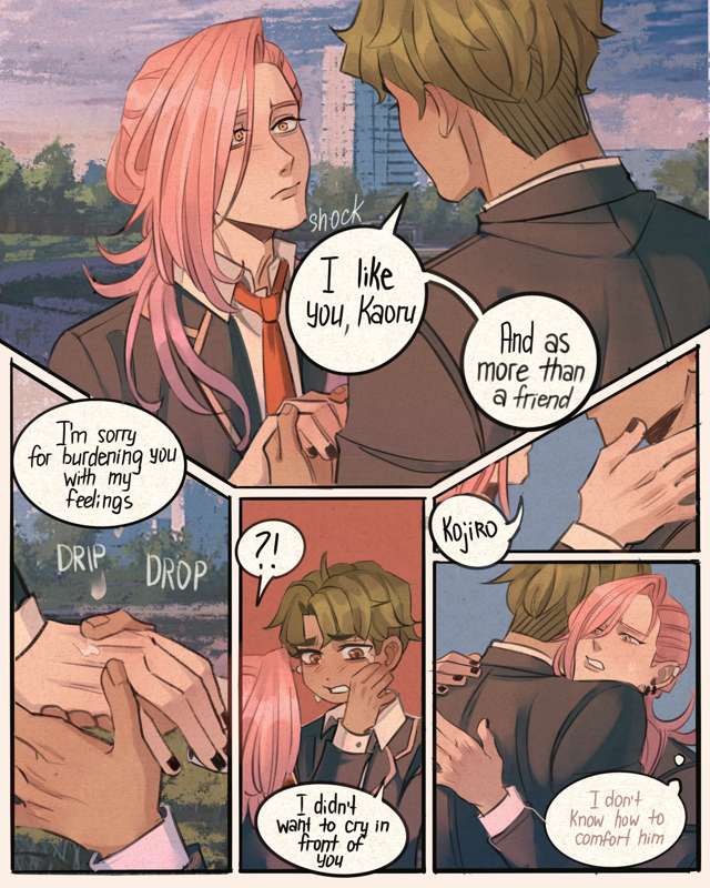 Our Happily Ever After #matchablossom page 12 featuring kaoru sakurayashiki sk8 the infinity parody - kissing schoolboy uniform hentai manga - read online free