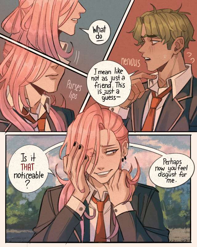 Our Happily Ever After #matchablossom page 9 featuring kaoru sakurayashiki sk8 the infinity parody - kissing schoolboy uniform hentai manga - read online free