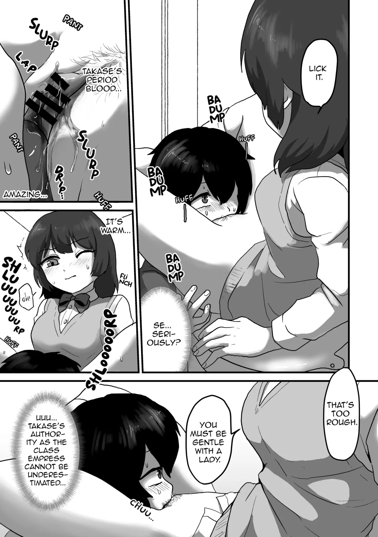 Strawberry Girl and Cherry Boy page 18 original parody - rough translation menstruation hentai manga - read online free