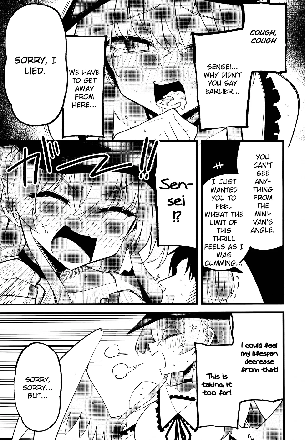 Konna Oshinobi Date… Kiitemasen! | This is not the secret date... that I was talking about! page 14 featuring sensei blue archive parody - sole female sole male hentai manga - read online free