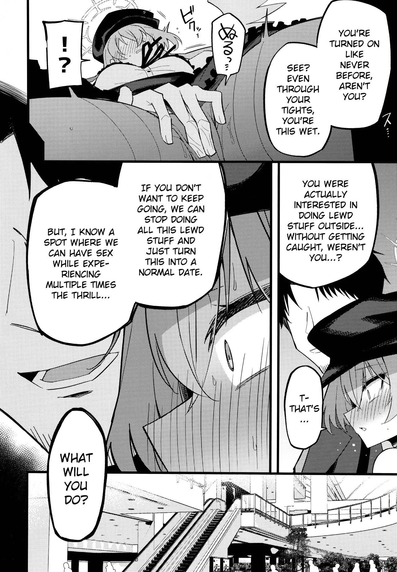 Konna Oshinobi Date… Kiitemasen! | This is not the secret date... that I was talking about! page 15 featuring sensei blue archive parody - sole female sole male hentai manga - read online free