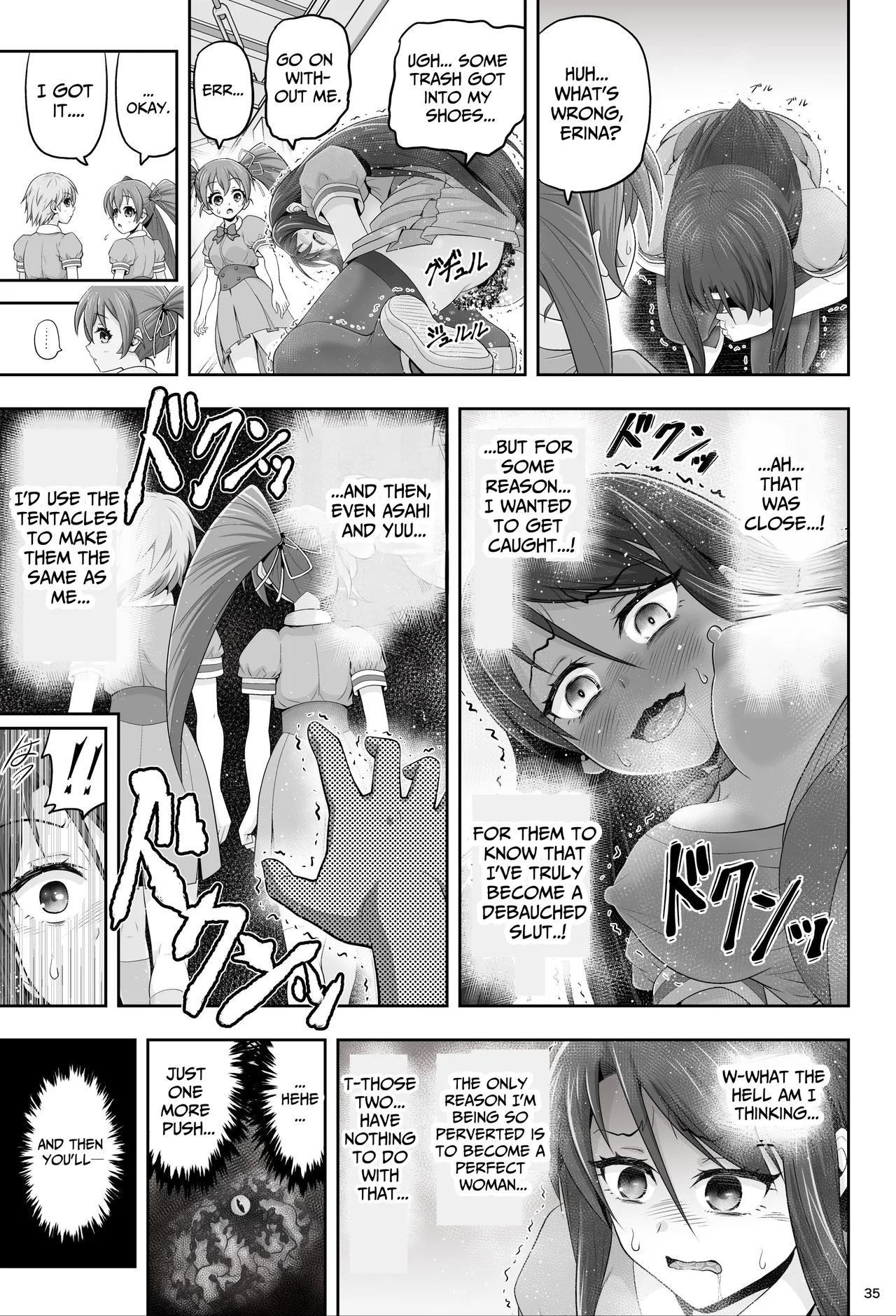 Magical Girls Shine Hearts - Episode 1 Erina Saijo page 36 original parody - corruption magical girl hentai manga - read online free