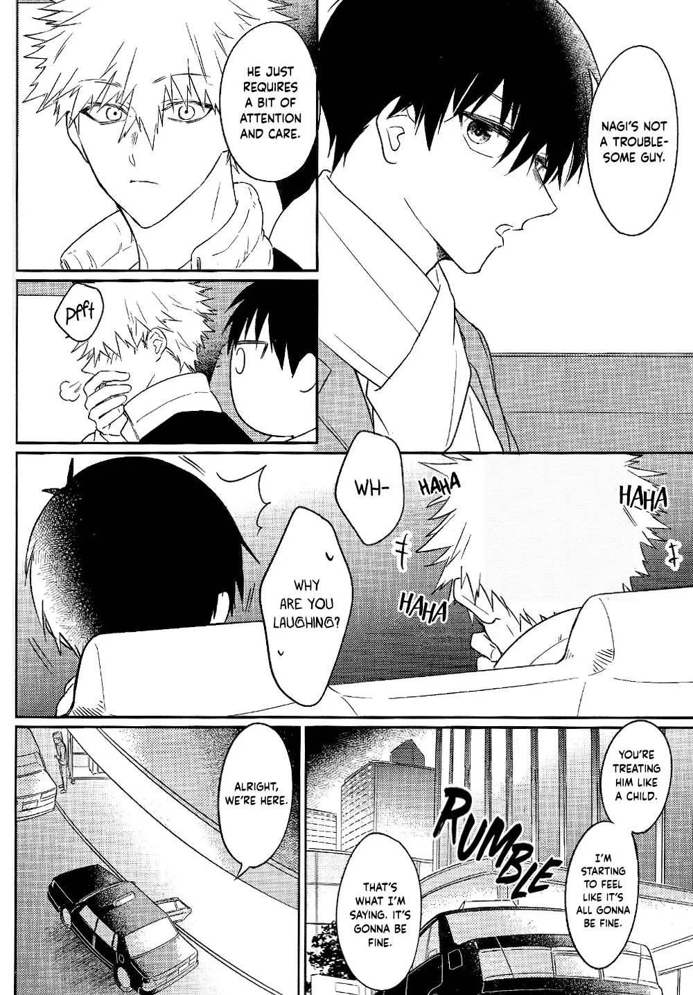 Never say, Give up! page 12 featuring seishiro nagi blue lock parody - yaoi males only hentai manga - read online free