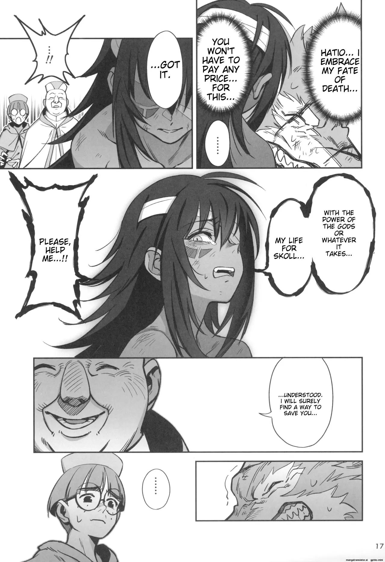 Mori o Mamoru Ookami Shoujo ga Inkou Shisai ni NTRreta Hanashi page 17 original parody - nun garter belt hentai manga - read online free