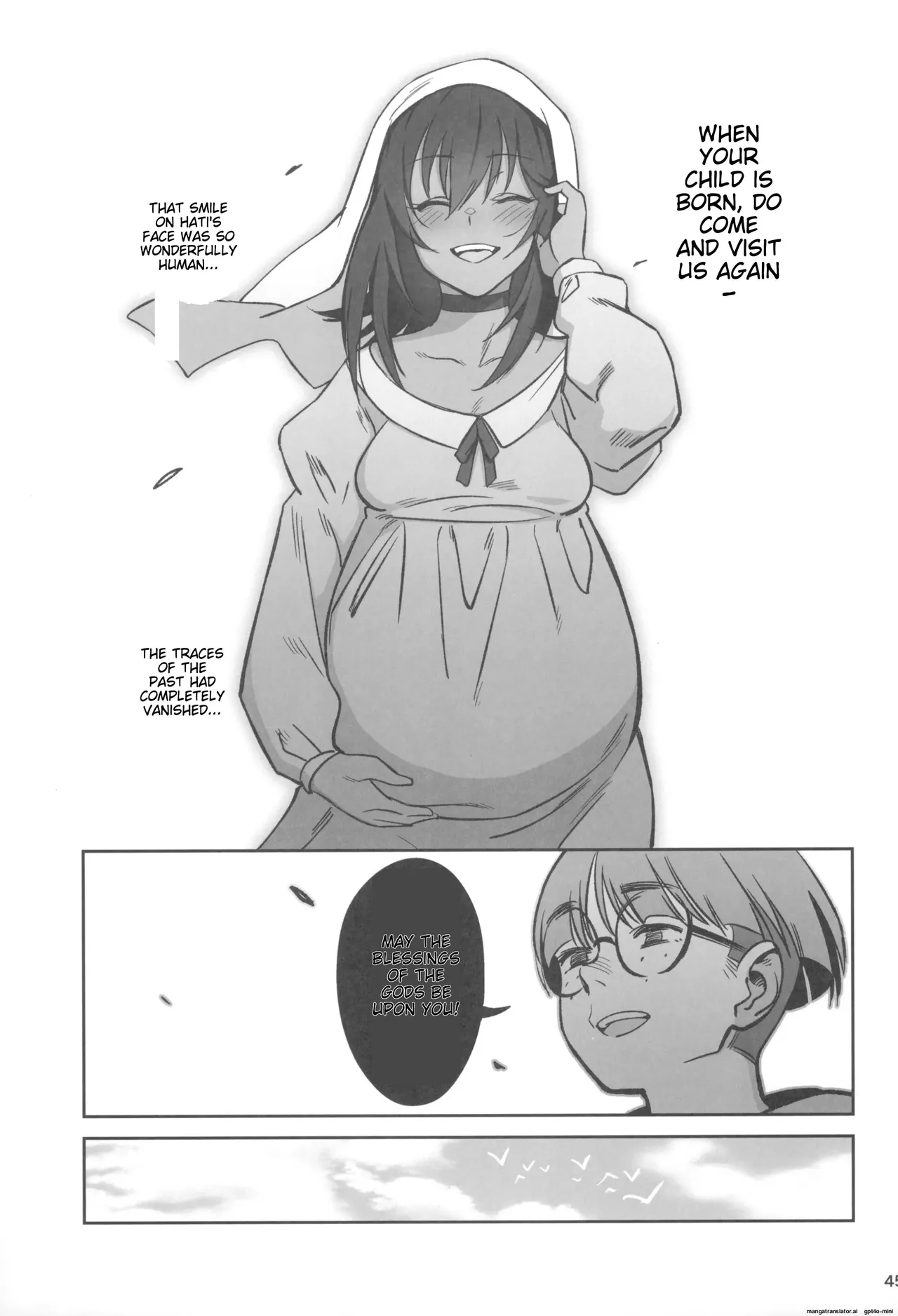 Mori o Mamoru Ookami Shoujo ga Inkou Shisai ni NTRreta Hanashi page 45 original parody - sole female sole male hentai manga - read online free