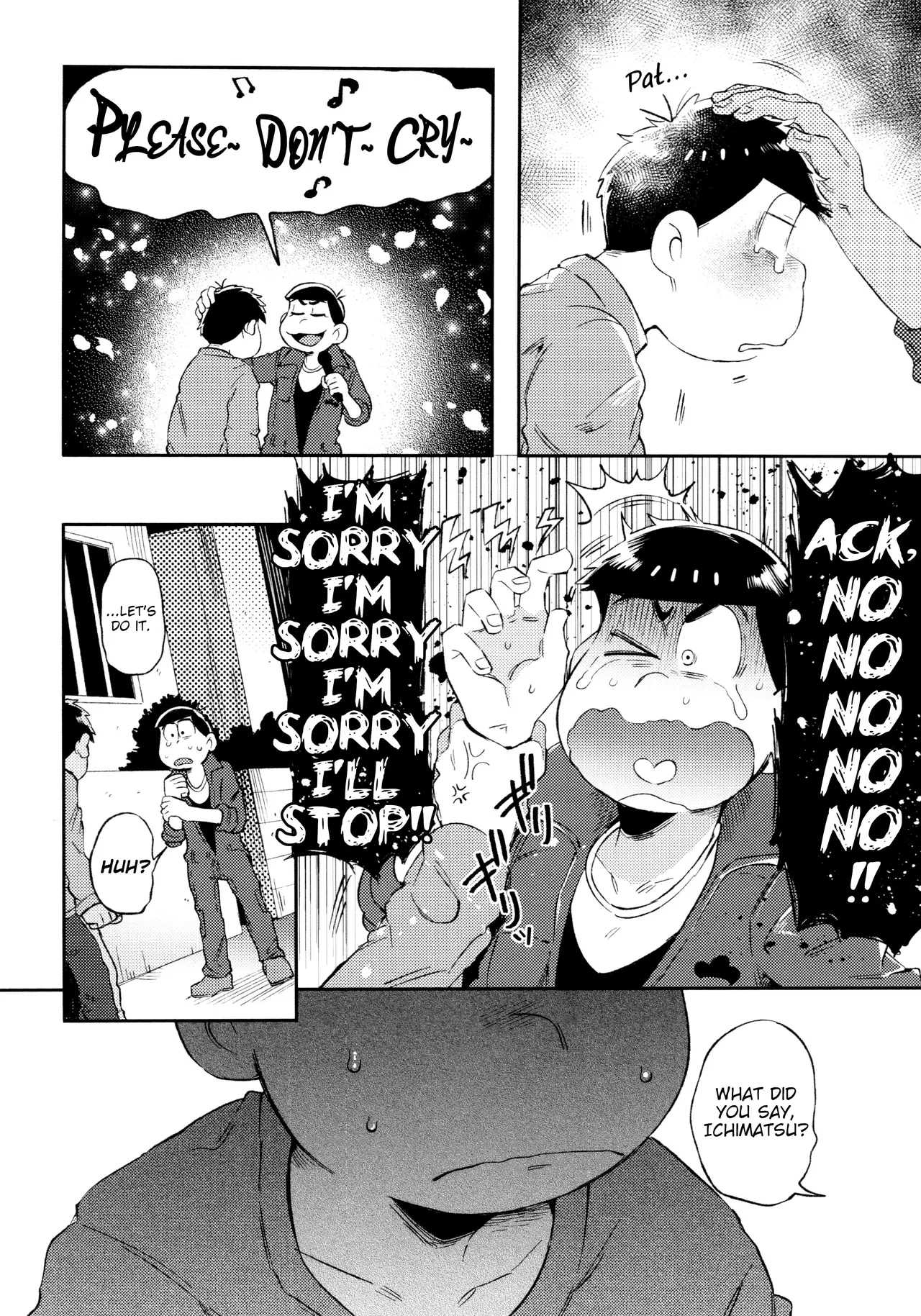Momoiro netsu tsuki sōshūhen sairoku page 100 featuring karamatsu matsuno osomatsu-san parody - rough translation kissing hentai manga - read online free