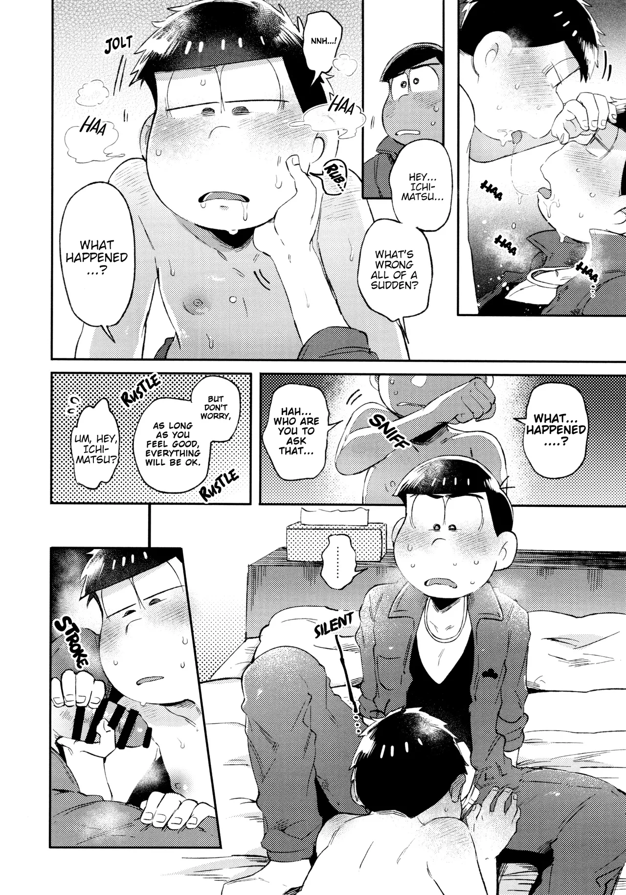 Momoiro netsu tsuki sōshūhen sairoku page 104 featuring karamatsu matsuno osomatsu-san parody - rough translation kissing hentai manga - read online free