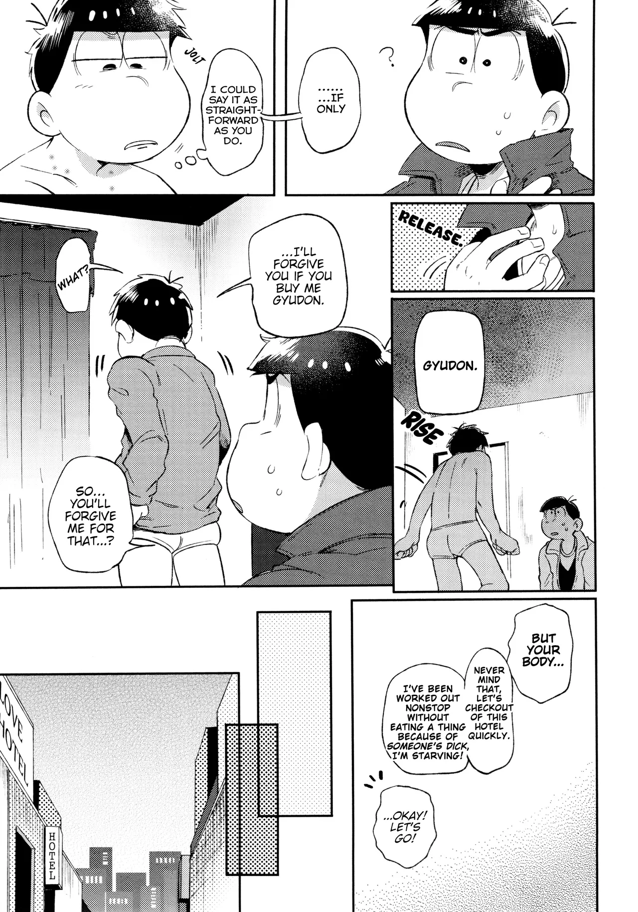 Momoiro netsu tsuki sōshūhen sairoku page 141 featuring karamatsu matsuno osomatsu-san parody - rough translation kissing hentai manga - read online free