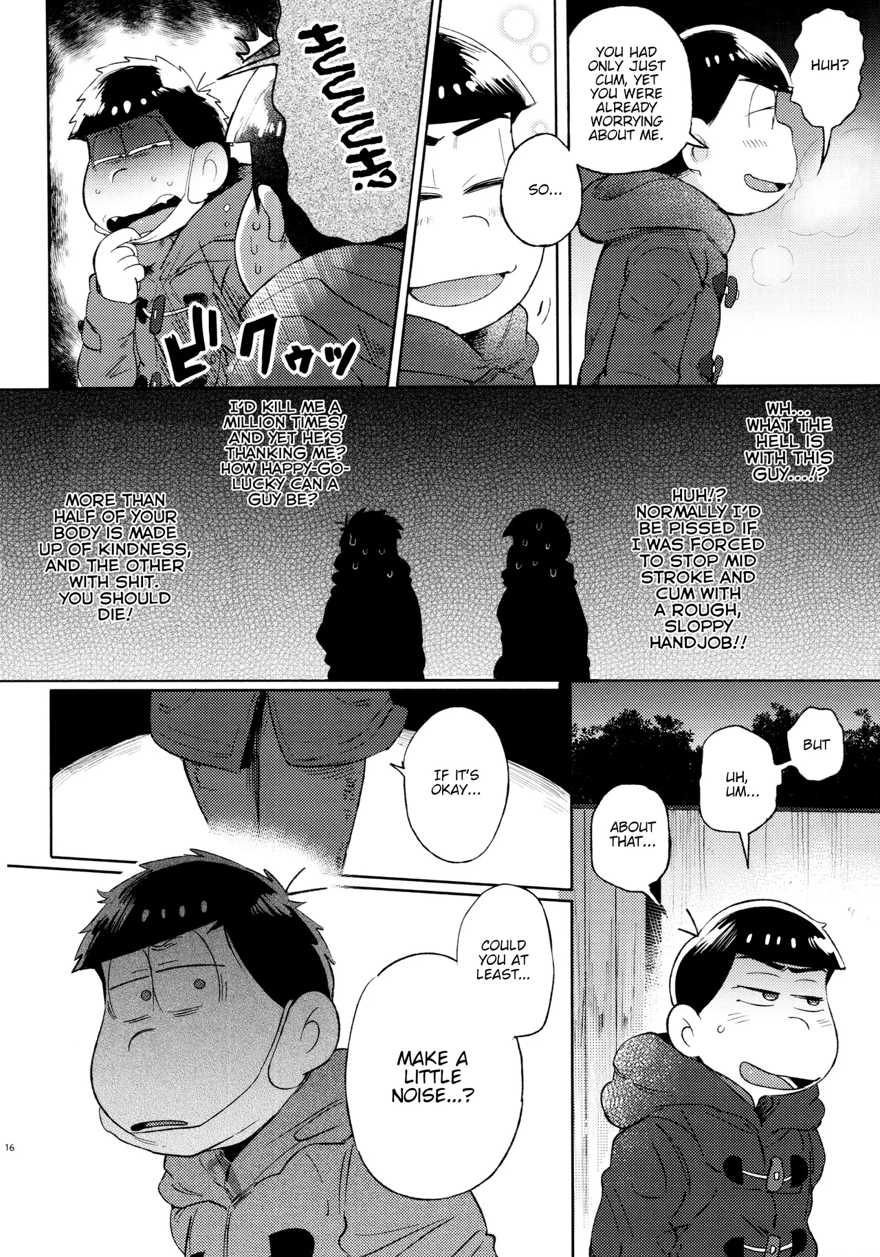 Momoiro netsu tsuki sōshūhen sairoku page 16 featuring karamatsu matsuno osomatsu-san parody - rough translation kissing hentai manga - read online free