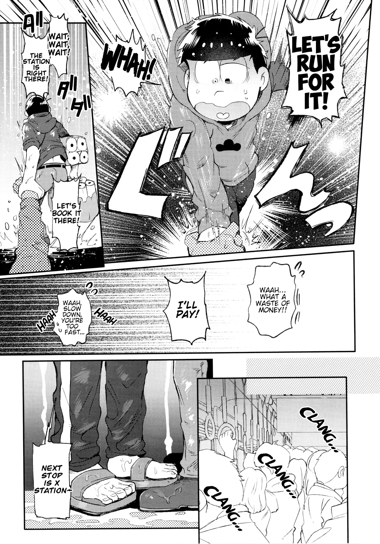 Momoiro netsu tsuki sōshūhen sairoku page 165 featuring karamatsu matsuno osomatsu-san parody - rough translation kissing hentai manga - read online free