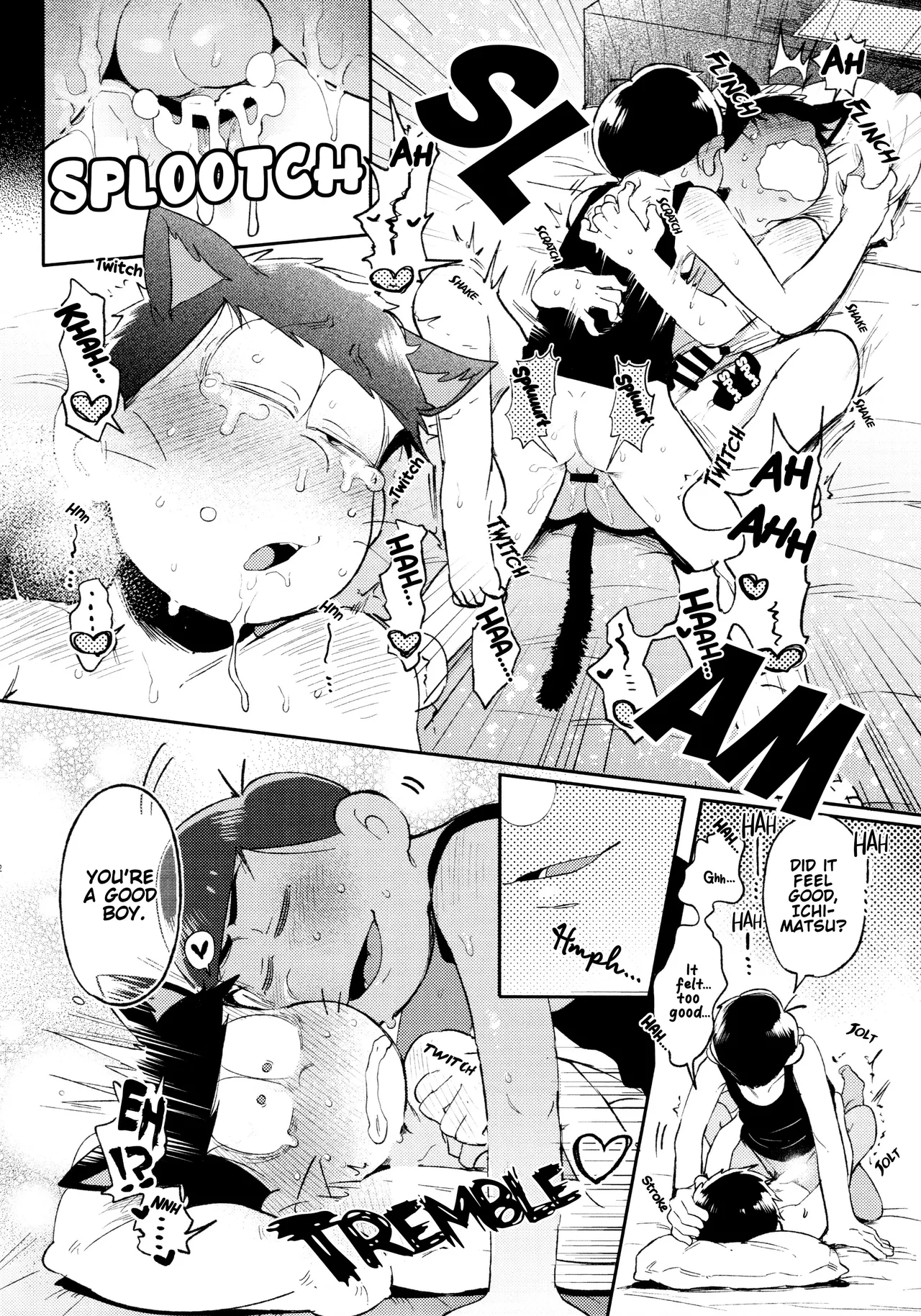 Momoiro netsu tsuki sōshūhen sairoku page 182 featuring karamatsu matsuno osomatsu-san parody - rough translation kissing hentai manga - read online free