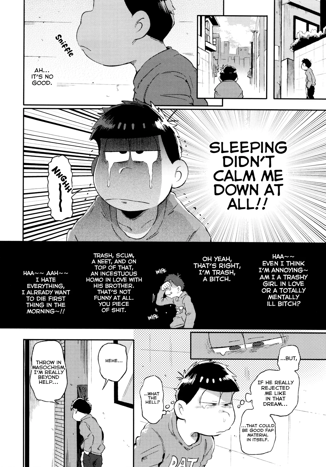 Momoiro netsu tsuki sōshūhen sairoku page 96 featuring karamatsu matsuno osomatsu-san parody - rough translation kissing hentai manga - read online free