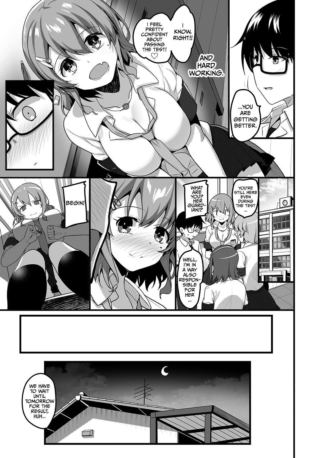 Futari no Ouchi Iede Musume to Doutei-kun no Torokeru Natsu | The Melty Summer of a Runaway Gal and a Virgin Guy page 14 original parody - handjob virginity hentai manga - read online free