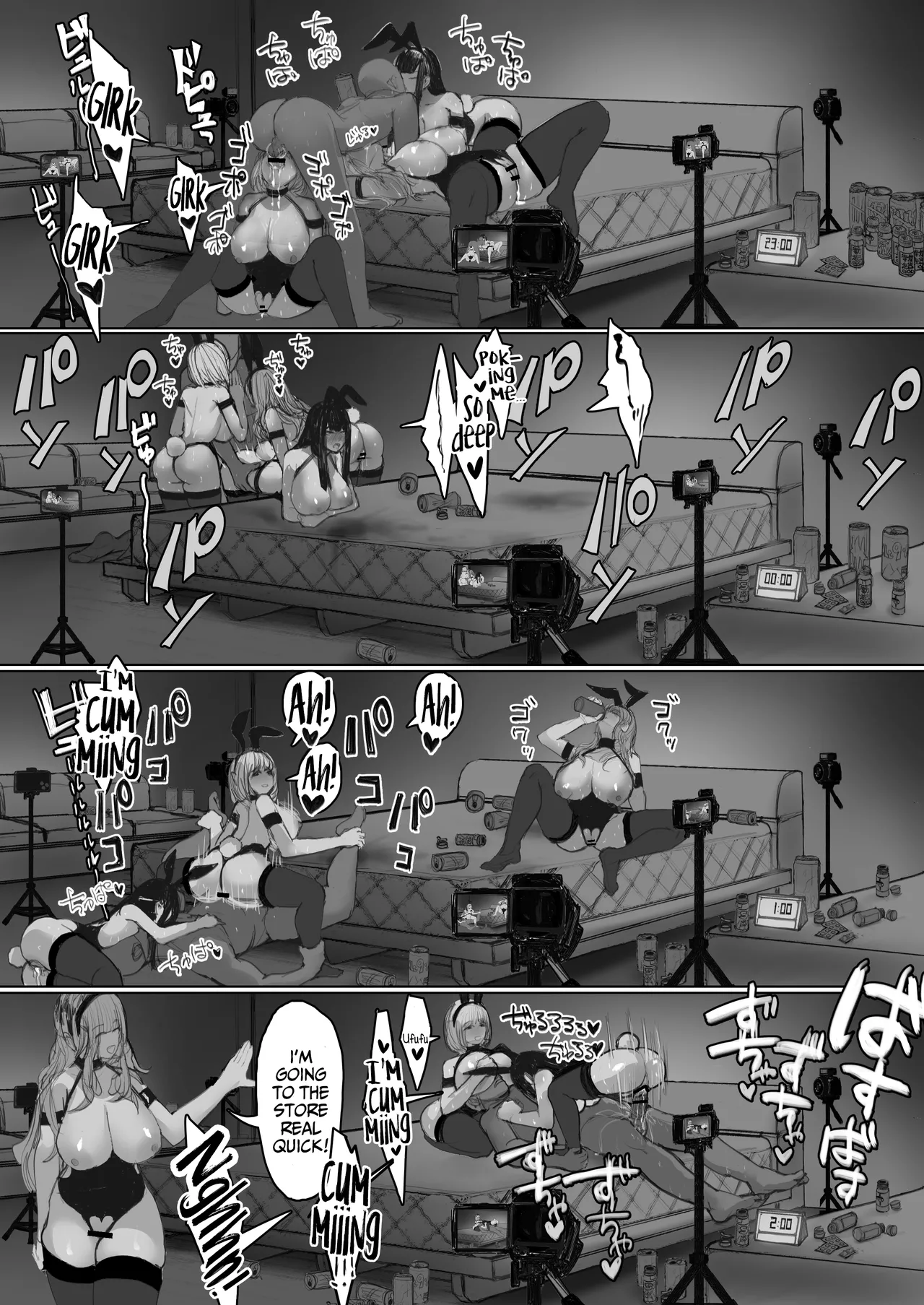 [E Tsuchiya (TUCCIAO)] Shakkin Gal 3-nin ga Doujin AV Satsuei shita Kekka | The consequences of 3 debt-ridden gals shooting an AV [English] [Hornypanas] page 41 original parody - maid squirting hentai manga - read online free