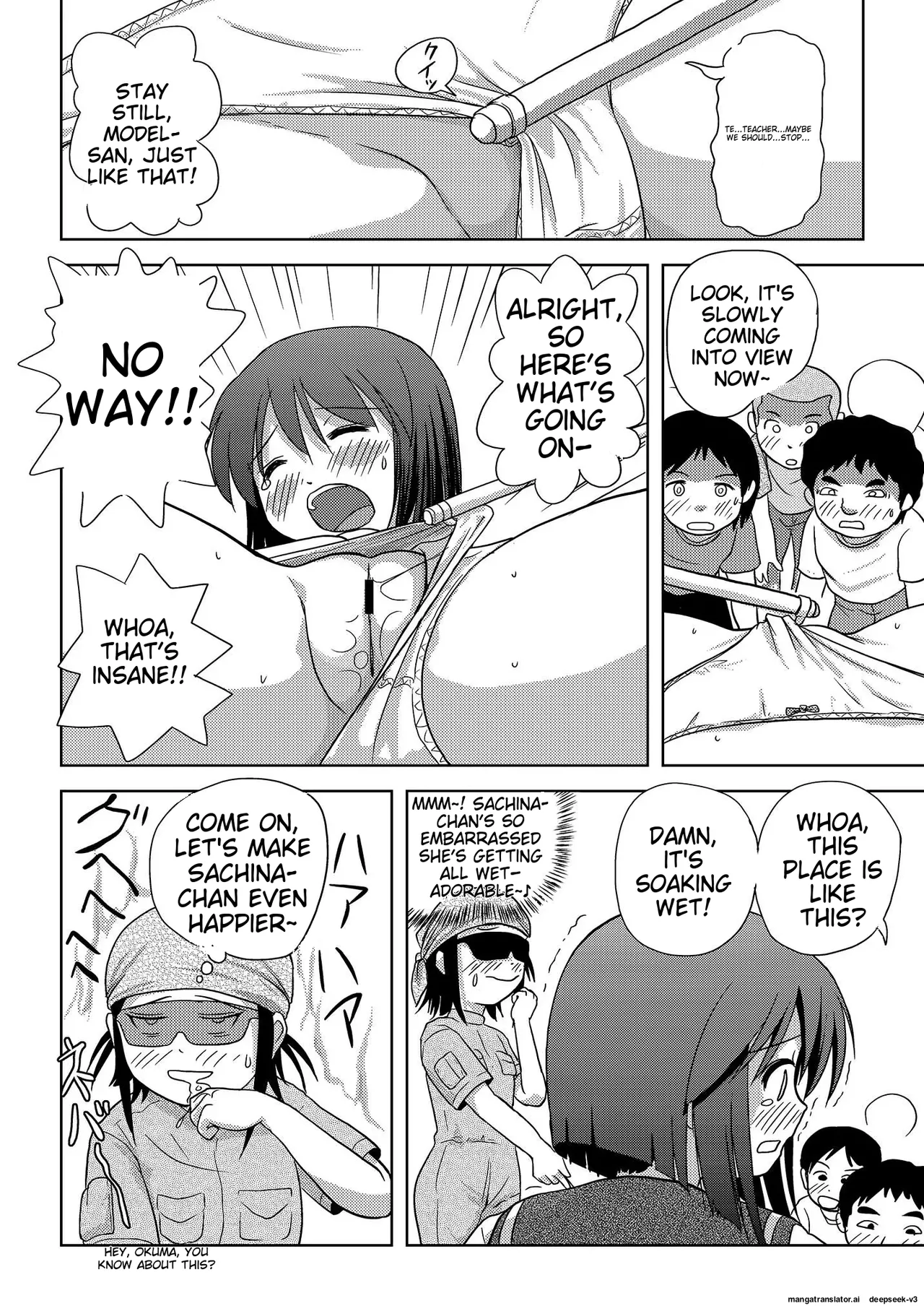 Sachina no Roshutsu Nikki | Sachina's Exposure Diary page 18 original parody - rough translation schoolgirl uniform hentai manga - read online free