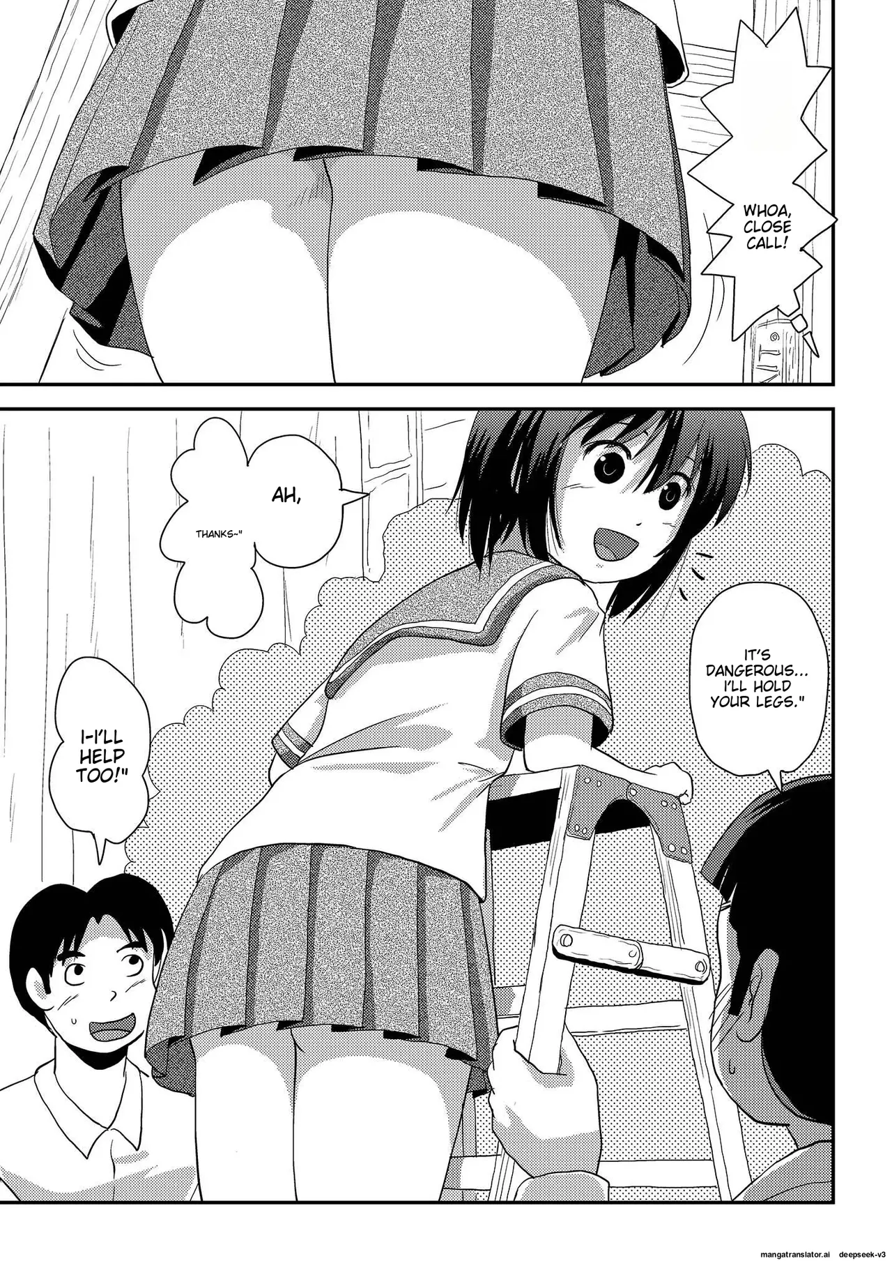 Chiru Roshutsu 15 | Chiru Exposure 15 page 11 original parody - schoolgirl uniform shimapan hentai manga - read online free