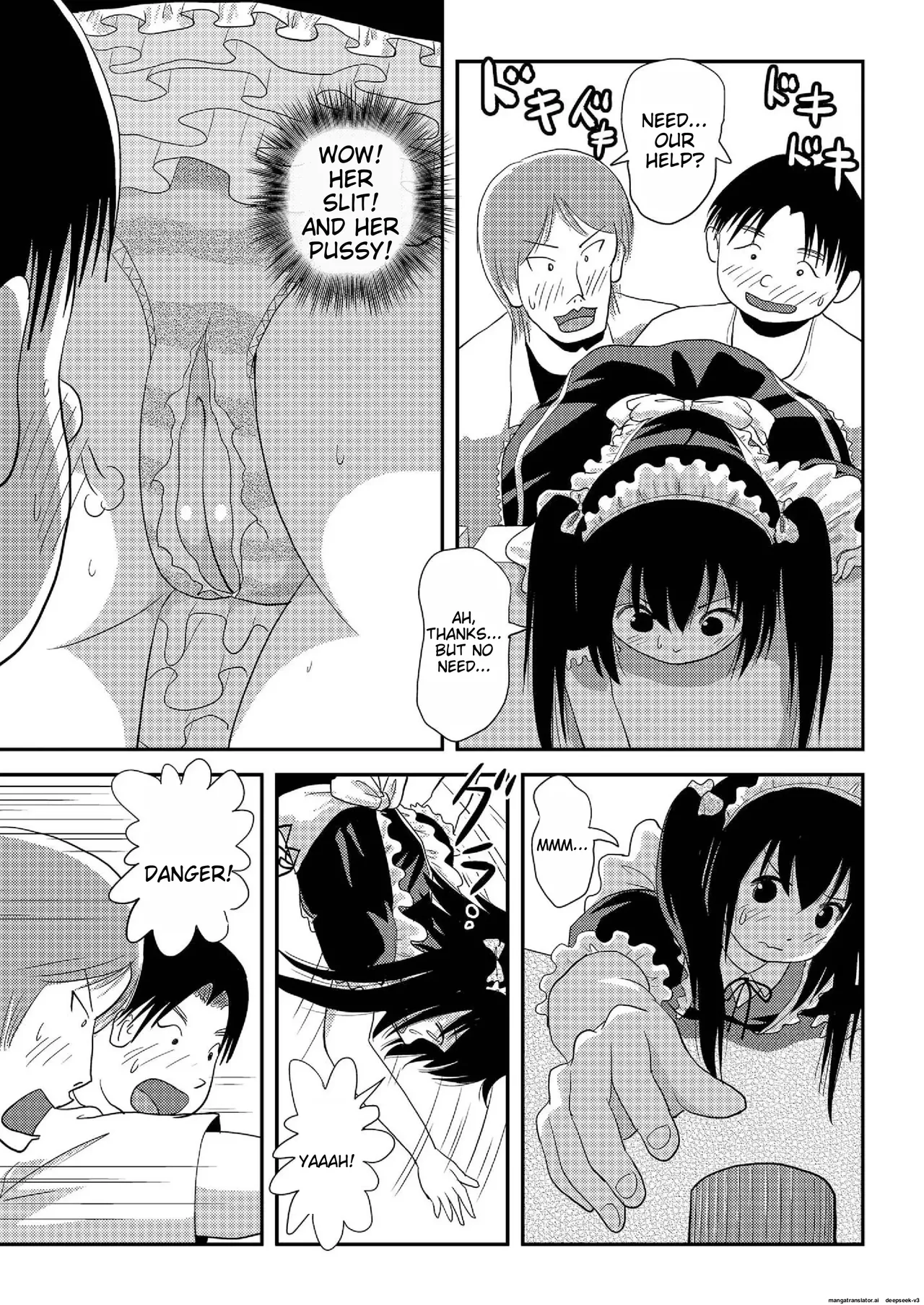 Chiru Roshutsu 17 | Chiru Exposure 17 page 21 original parody - maid shimapan hentai manga - read online free