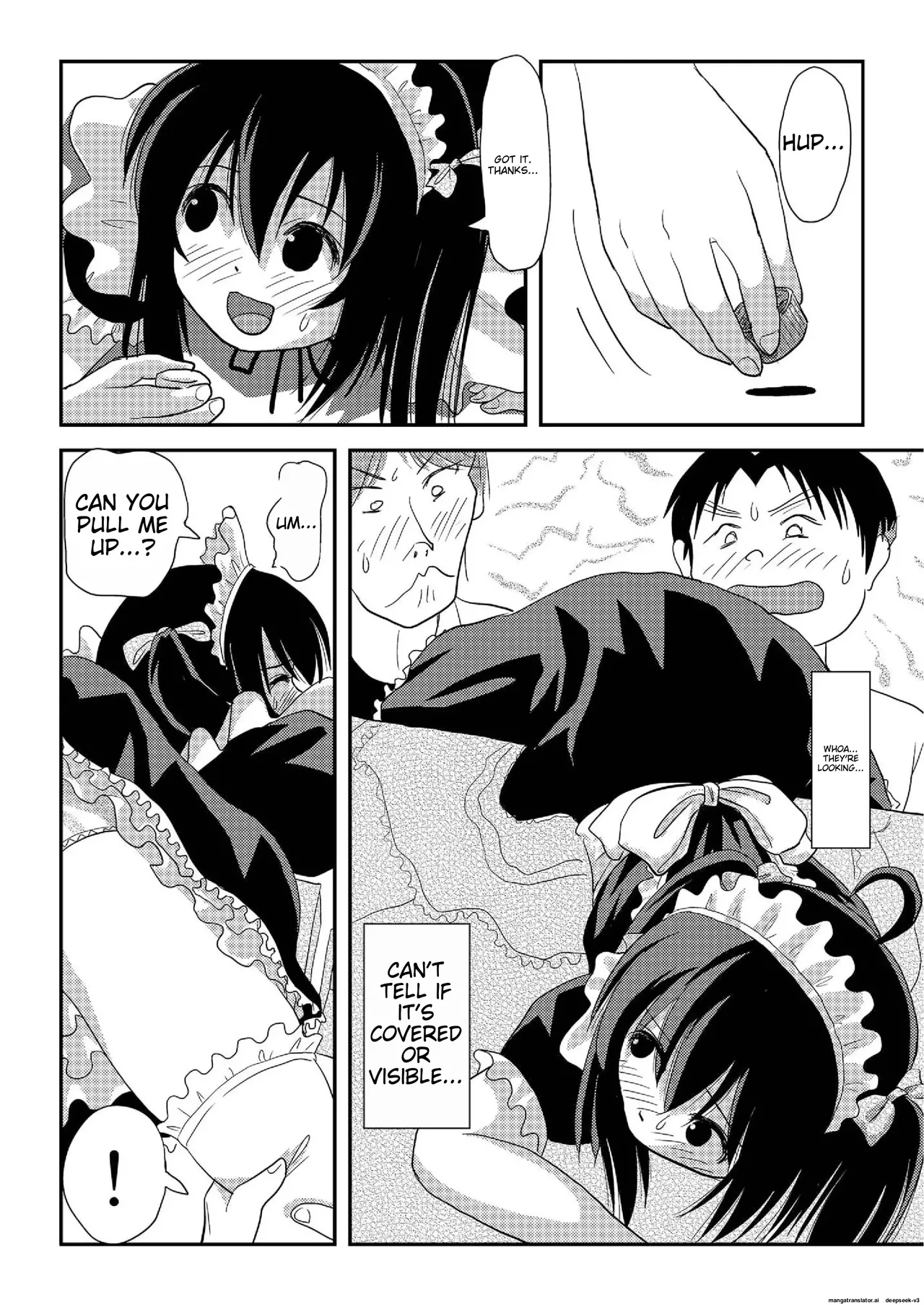 Chiru Roshutsu 17 | Chiru Exposure 17 page 24 original parody - maid shimapan hentai manga - read online free