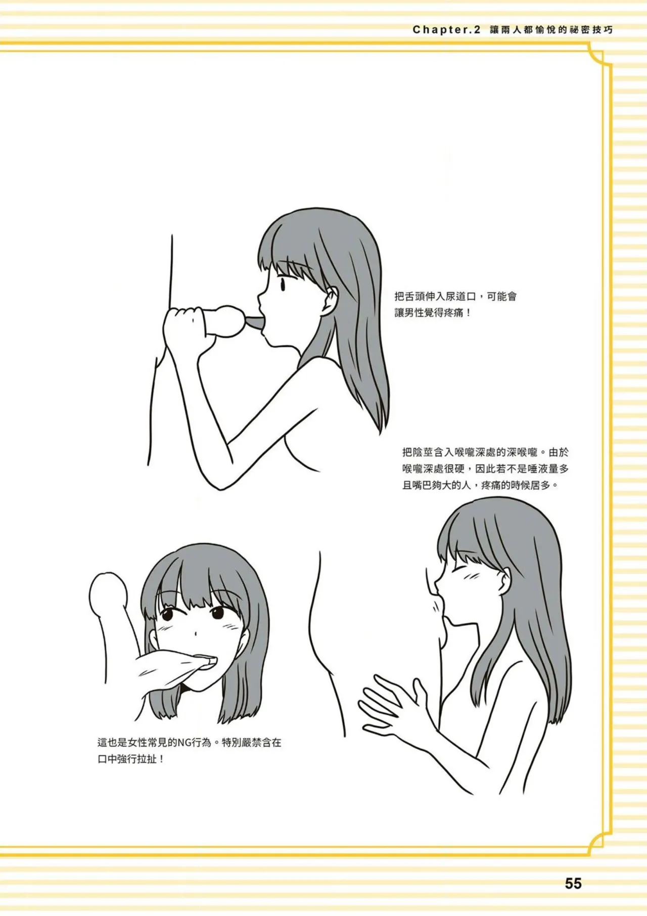 給想體驗究極性愛的妳——给女孩的榨精法则 (清水健)【官繁中版】 page 55 - full color how to hentai manga - read online free