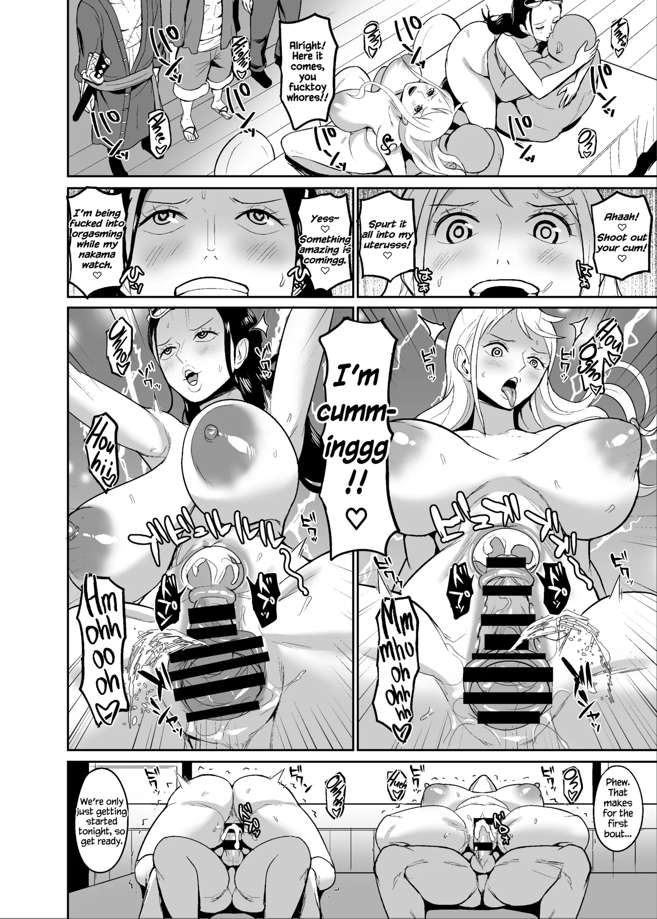 Koitsura ga Oretachi no Atarashii Nakama da! | These Guys Are Our New Nakama! page 12 featuring nami one piece parody - big breasts pregnant hentai manga - read online free