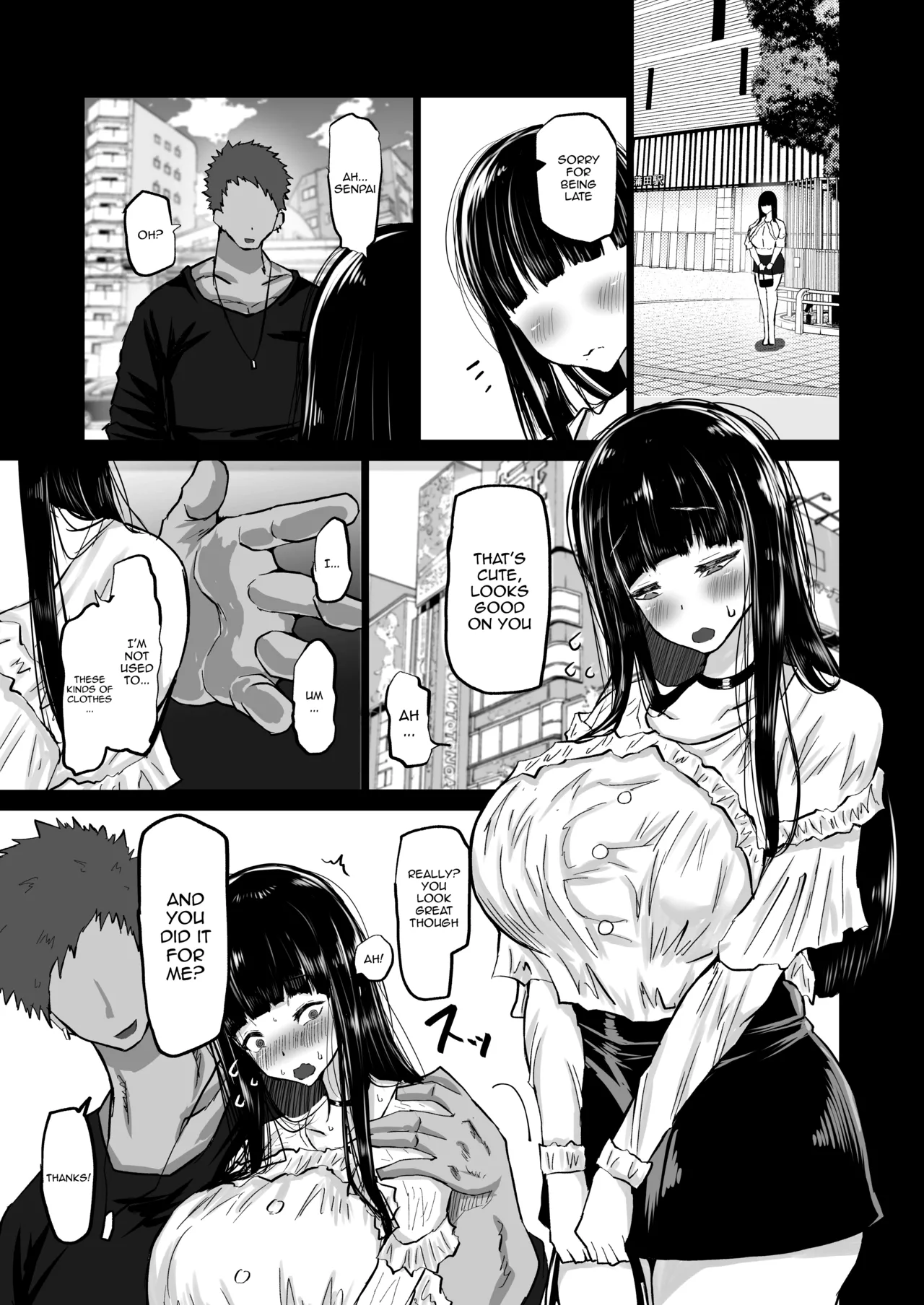 [Chae] Uchiki na Osananajimi wa Moteasobareru. Kimi ga Senpai no Dekachin de Tsugou no Yoi Onaho ni Sareru Made-. | My Timid Childhood Friend Is Being Toyed With - Until Senpai's Huge Dick Turns You Into His Convenient Onahole [English] {Doujins.com} page 14 original parody - squirting sweating hentai manga - read online free