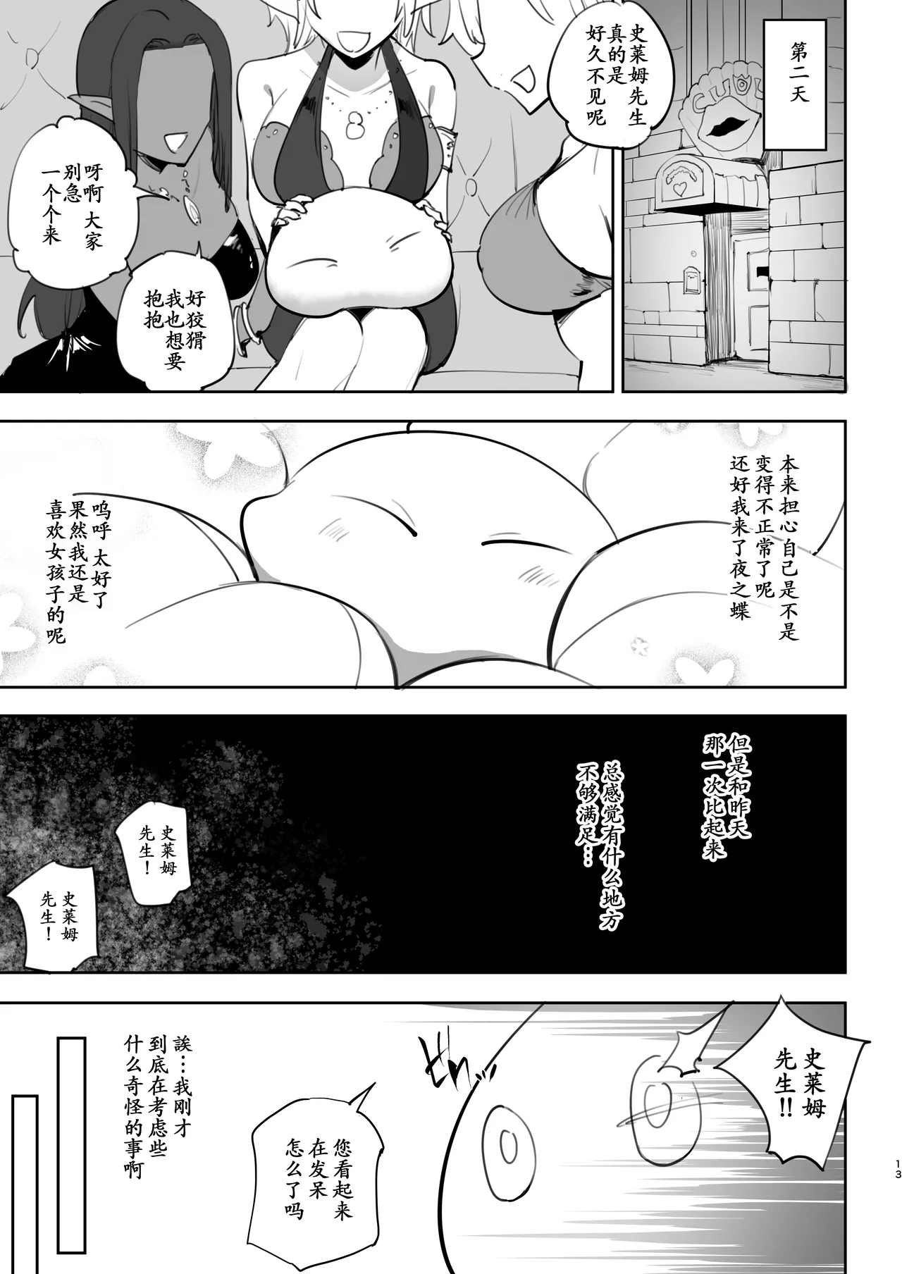 Seitenkan Shitara Mesu Ochi Shita Ken | 关于我性转后雌堕这档事 page 13 featuring rimuru tempest tensei shitara slime datta ken parody - pantyhose stockings hentai manga - read online free