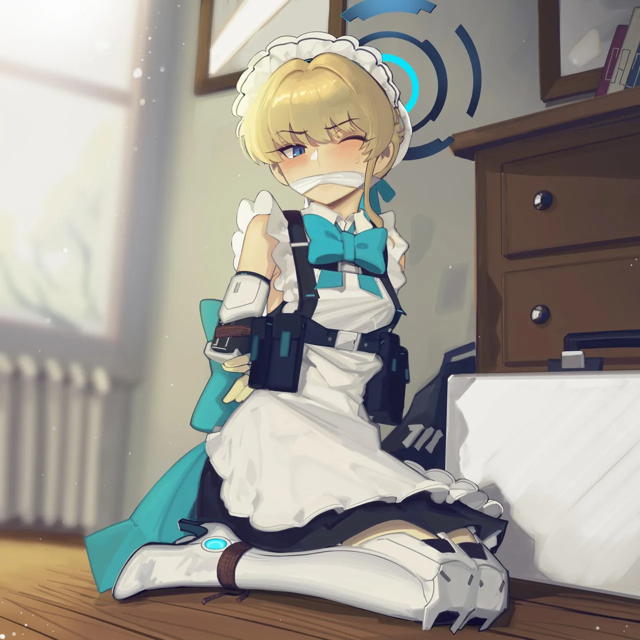 Maid Set page 100 - bondage hentai manga - read online free