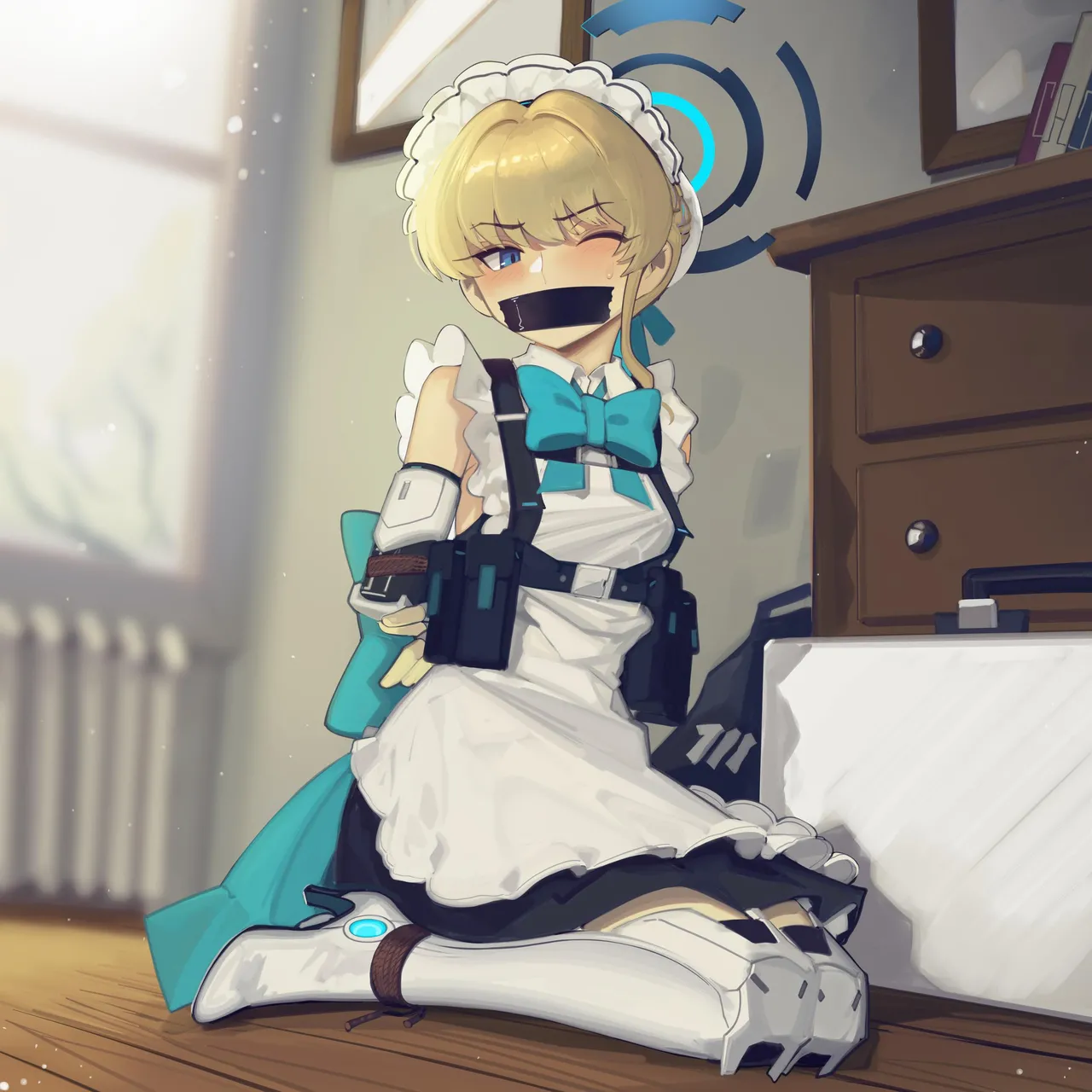 Maid Set page 96 - bondage hentai manga - read online free