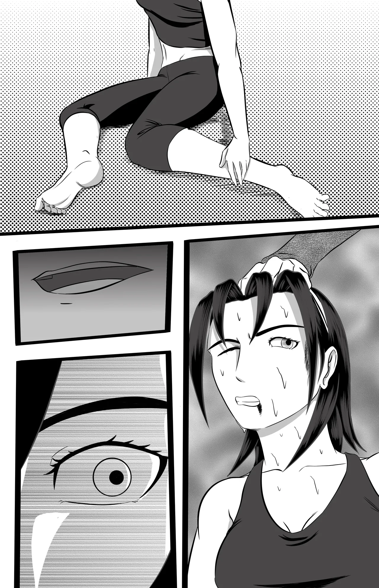 Jun Kazama's dojo challenge page 17 featuring jun kazama tekken parody - catfight wrestling hentai manga - read online free
