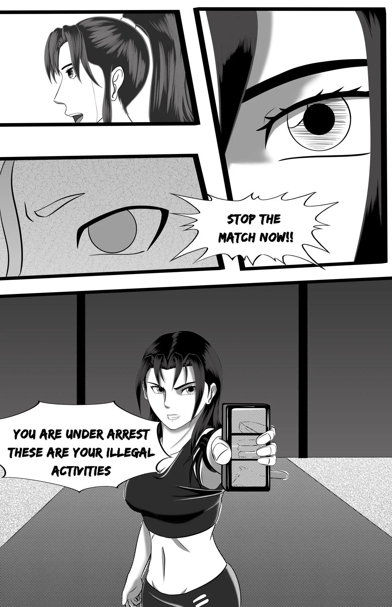 underground tournament page 102 featuring chun-li virtua fighter parody - catfight ryona hentai manga - read online free