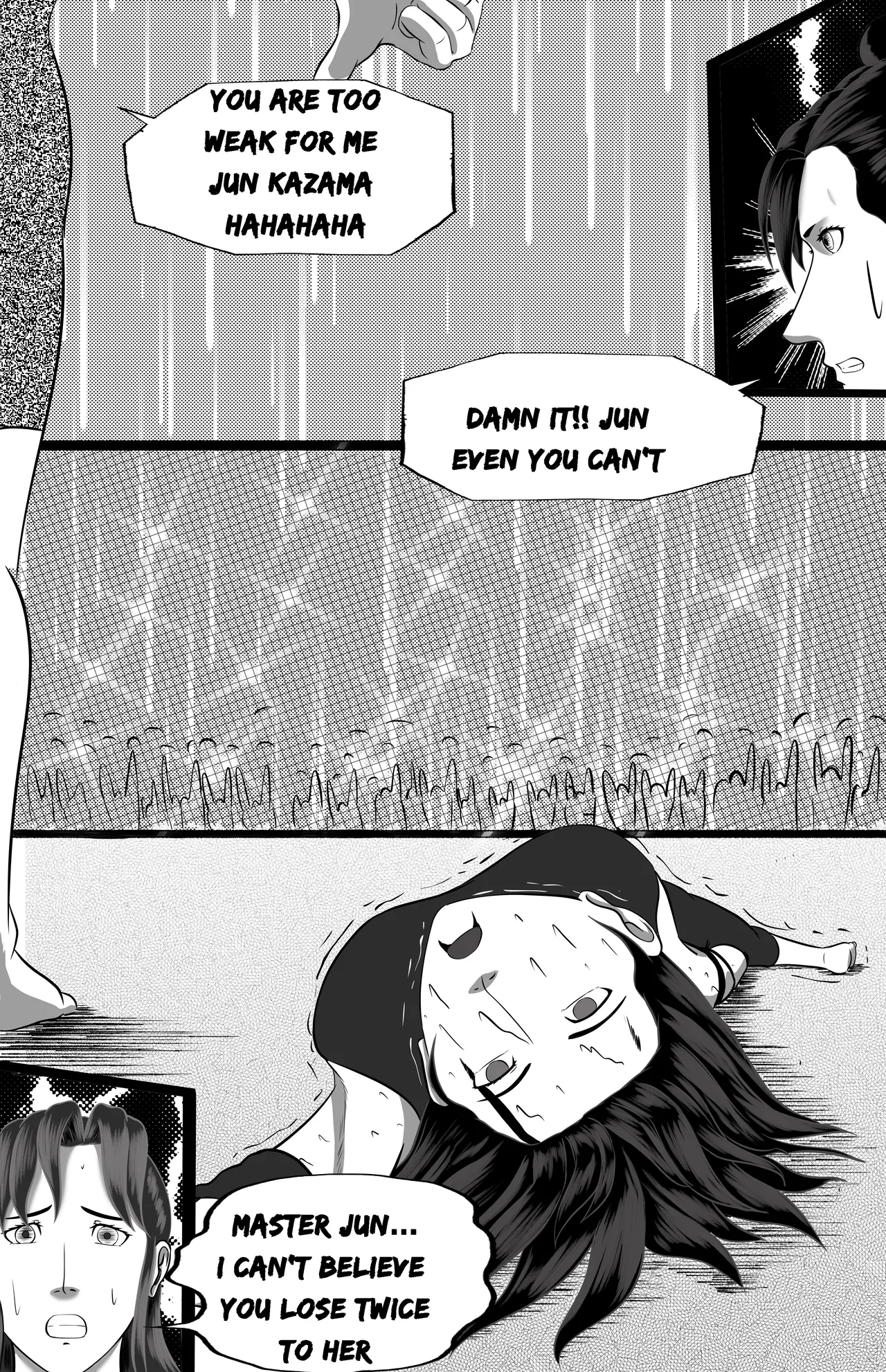 underground tournament page 122 featuring jun kazama street fighter parody - ryona wrestling hentai manga - read online free